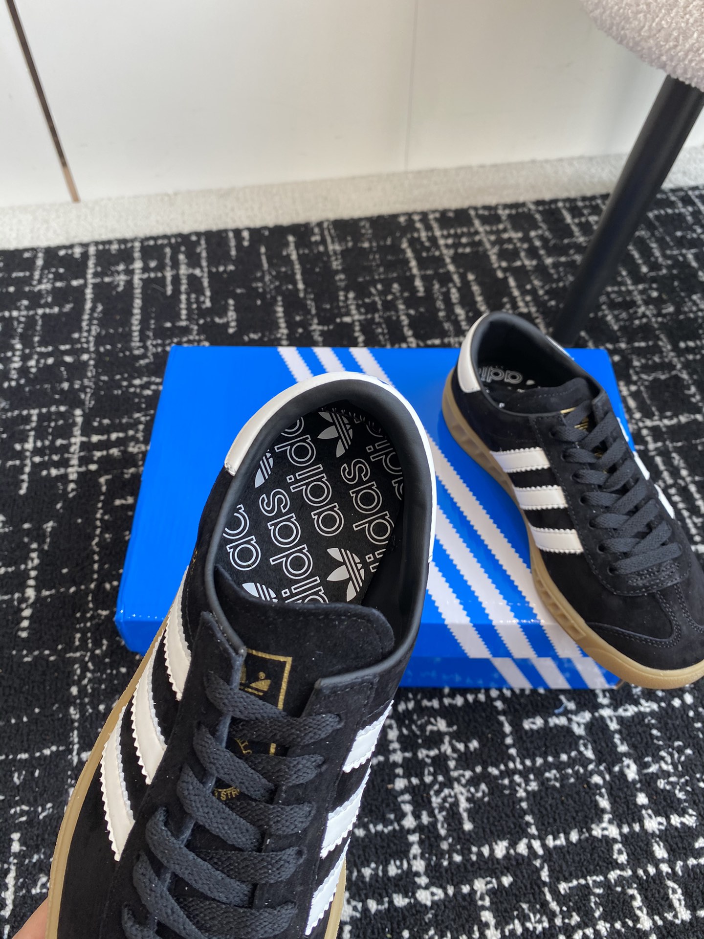 Adidas阿迪达斯Hamburg系列三叶草德训鞋休闲运动鞋原版购入开发做货adidasHamburg系