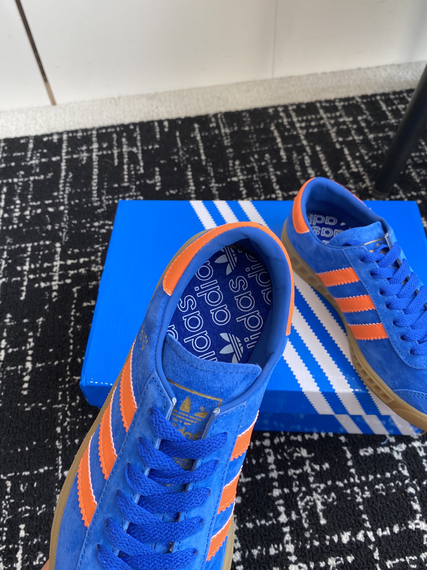 Adidas阿迪达斯Hamburg系列三叶草德训鞋休闲运动鞋原版购入开发做货adidasHamburg系