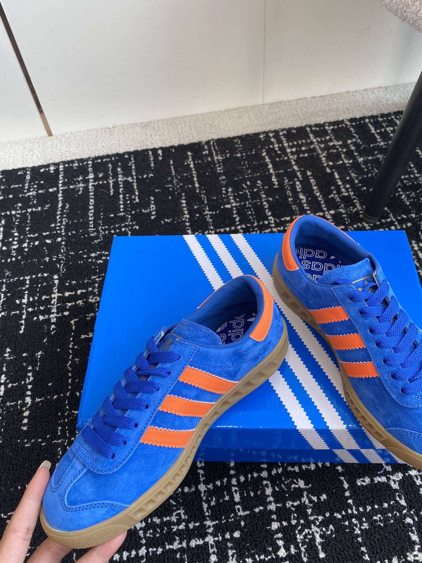 Adidas阿迪达斯Hamburg系列三叶草德训鞋休闲运动鞋原版购入开发做货adidasHamburg系