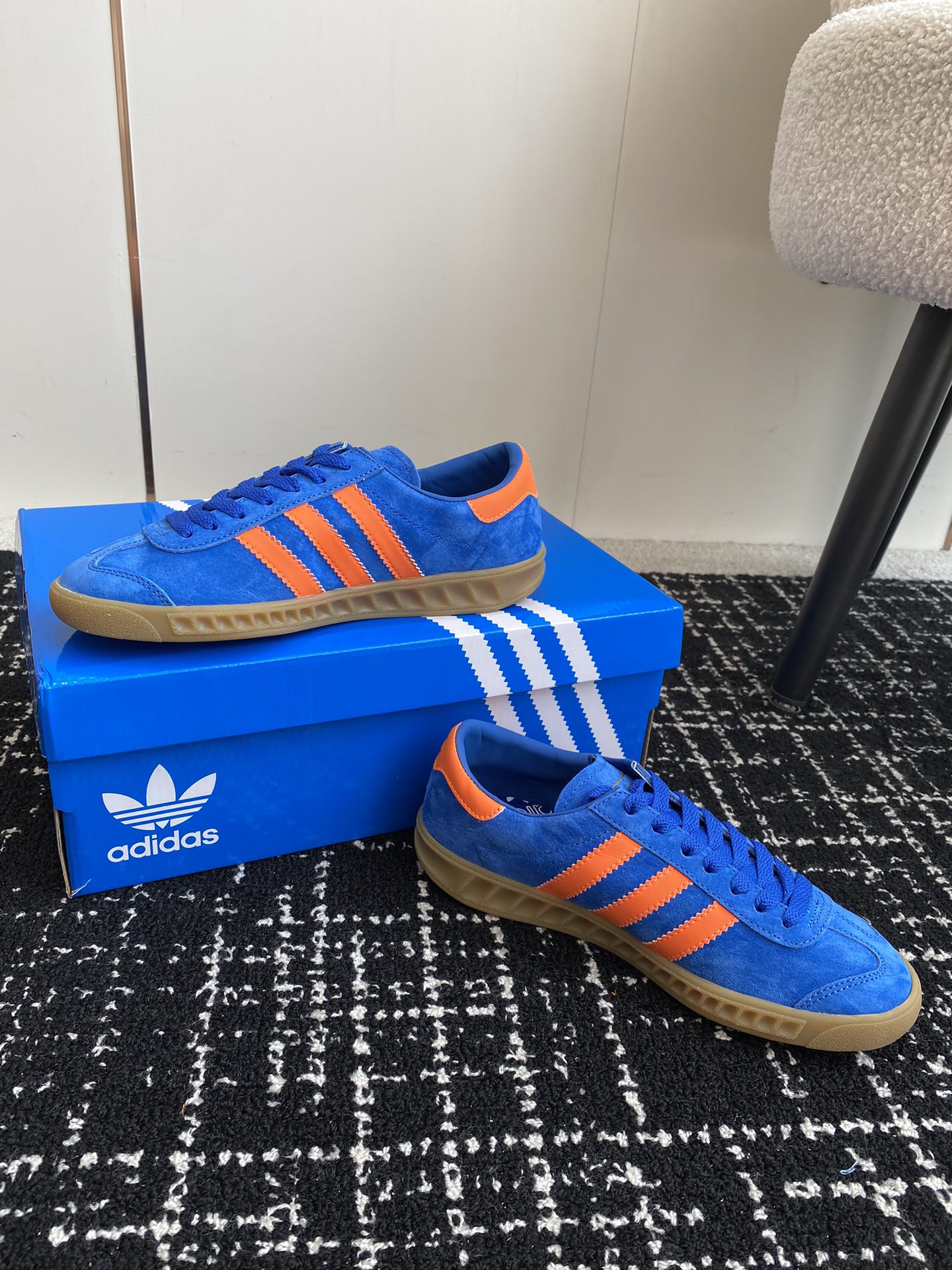 Adidas阿迪达斯Hamburg系列三叶草德训鞋休闲运动鞋原版购入开发做货adidasHamburg系