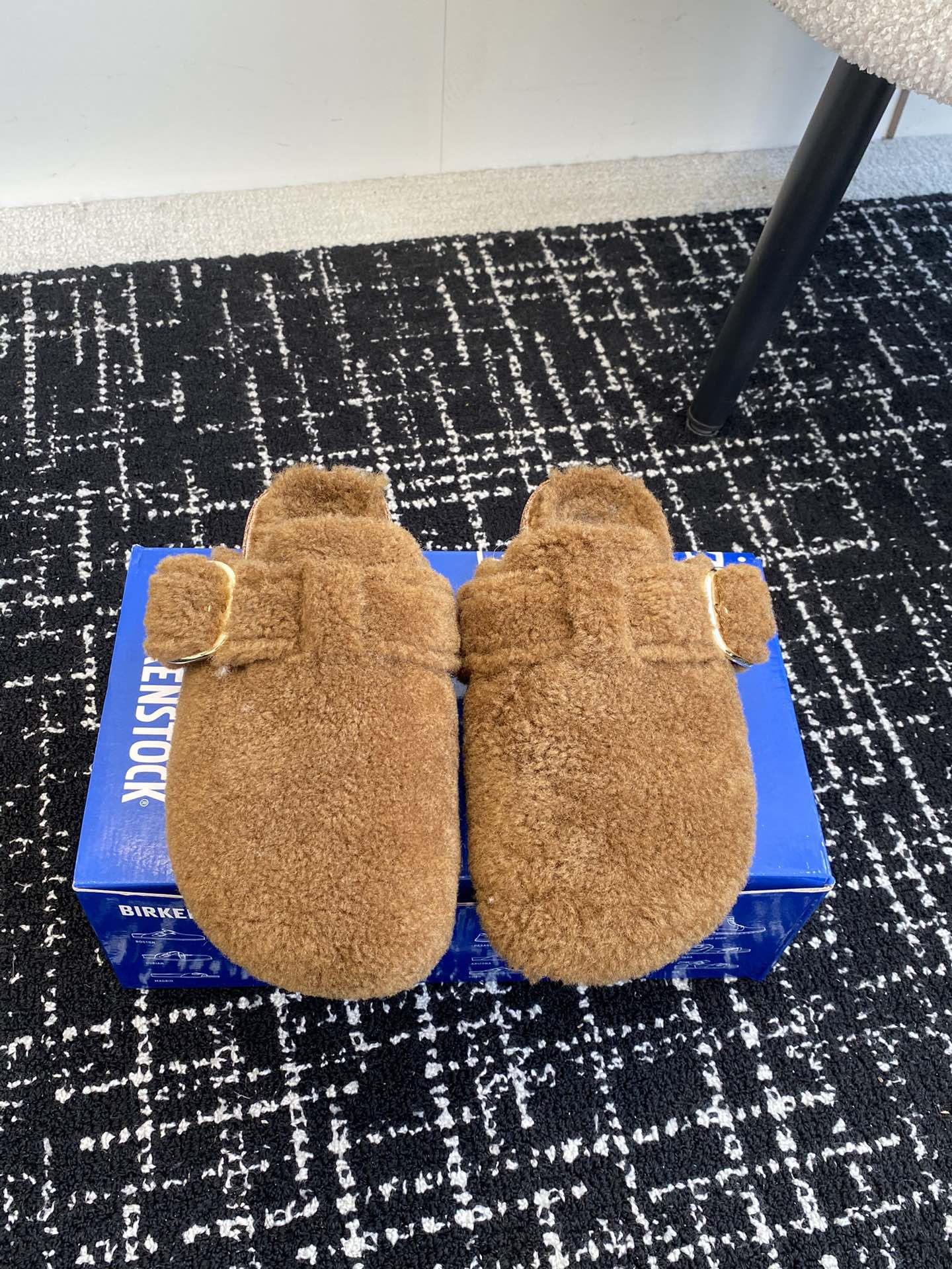 代购级勃肯_包头毛毛拖鞋BIRKENSTOCK毛毛鞋加绒软木拖鞋外穿Arizona系列万年经典勃肯强势推