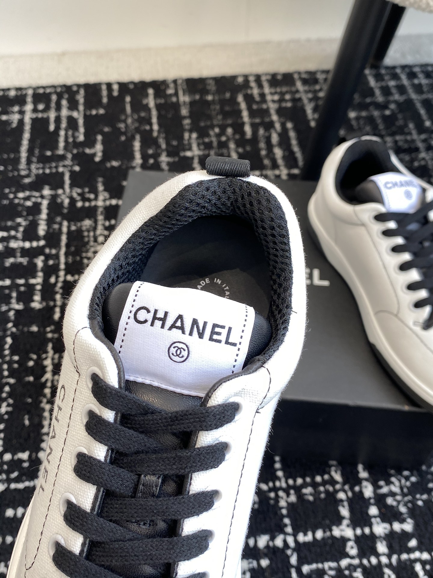 代购级CHANEL25ss早春度假系列运动鞋休闲鞋原版购入开发做货经典设计重新演绎手绘漫画风空白区可自行