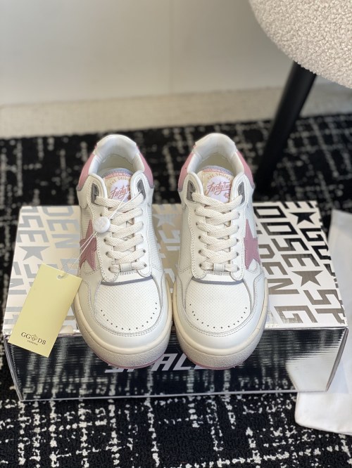Golden Goose Forty2 Series Distressed Leather Sneakers - Women's 1 Golden Goose Forty2 Series Distressed Leather Sneakers - Women's