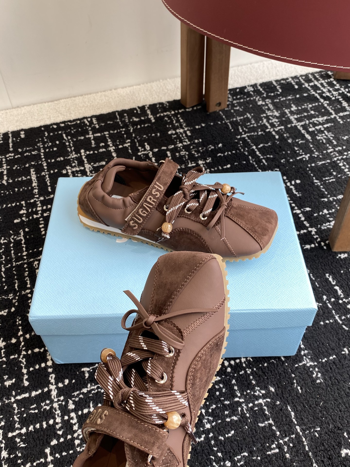 “Summer Ballet Shoes: Comfortable Sheepskin Design for Little Designers, Imported Cow Skin, Rubber Sole, Size 35-39” - 图片 6