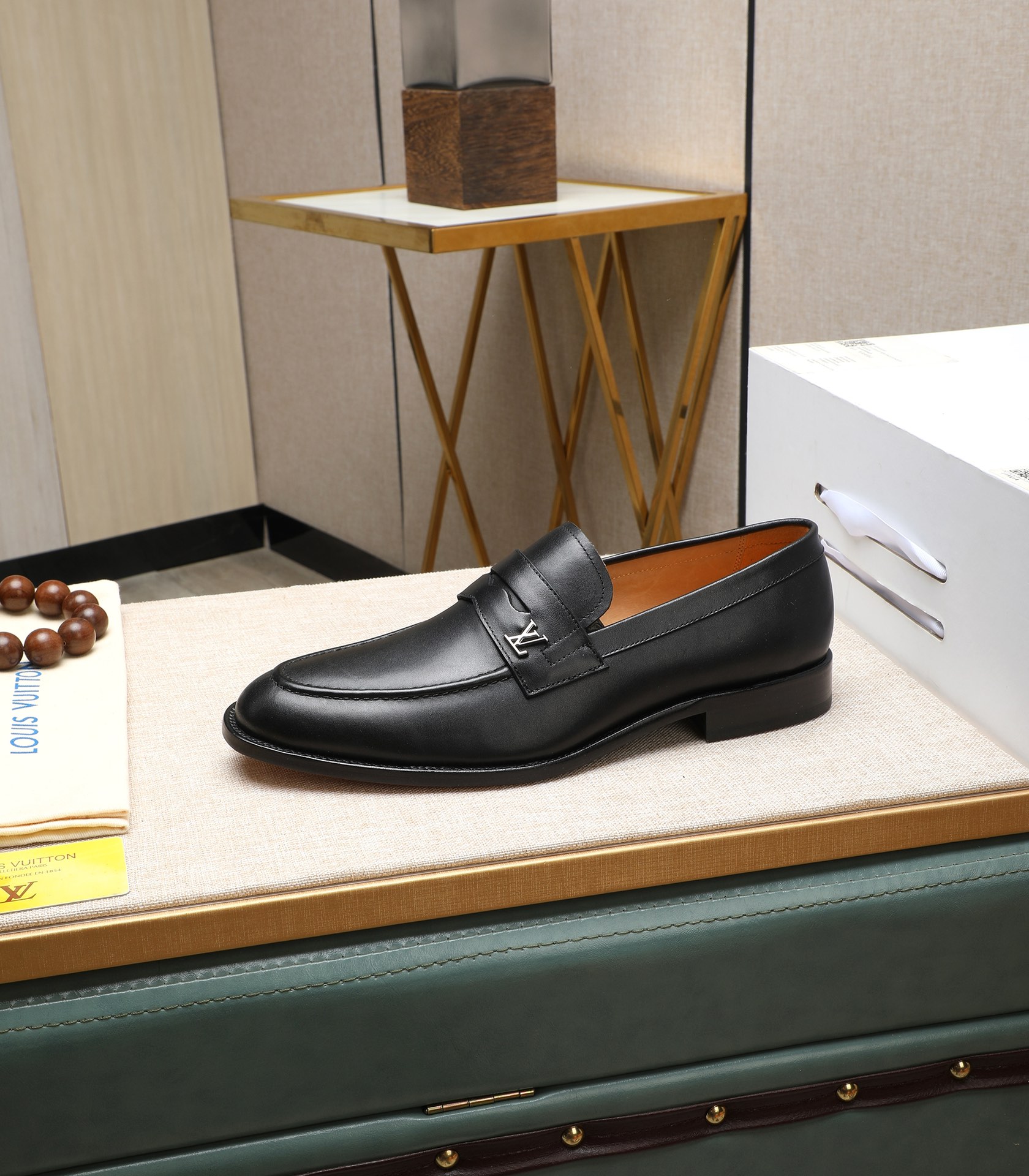 Louis Vuitton Black Leather Loafers for Men, Sizes 39-44 7 i1710920211 8237 1