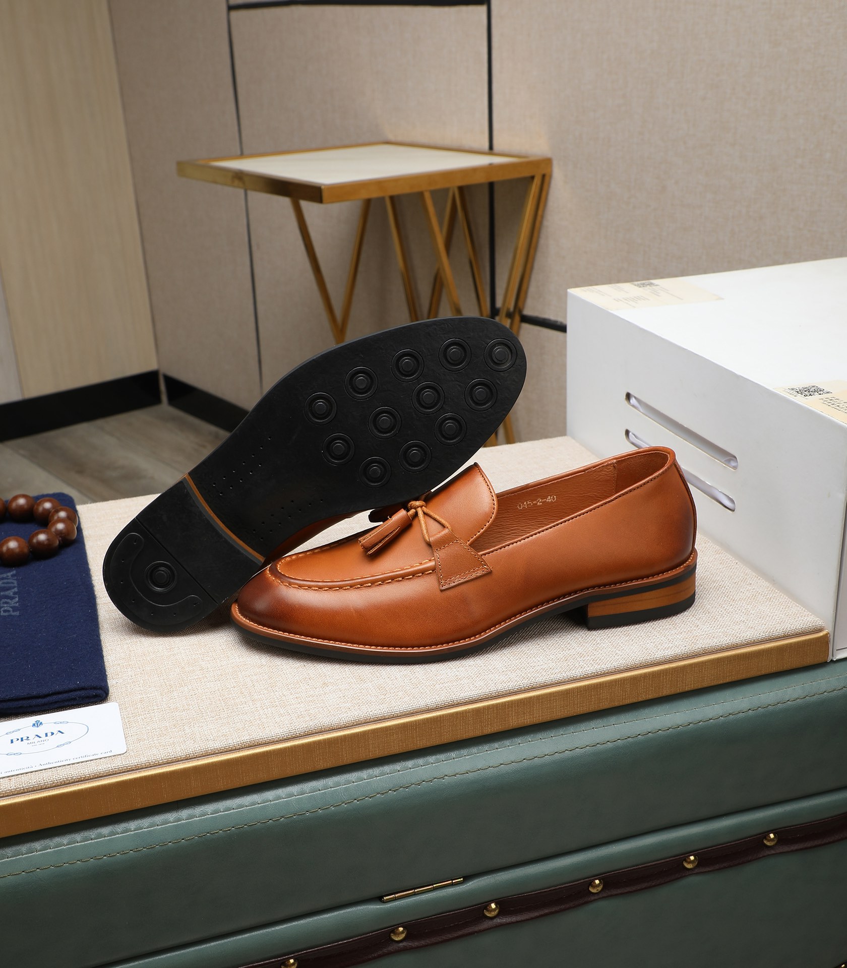 Prada Leather Loafers - Italian Calfskin, Luxurious and Comfortable Shoes 5 i1725478595 1010 1