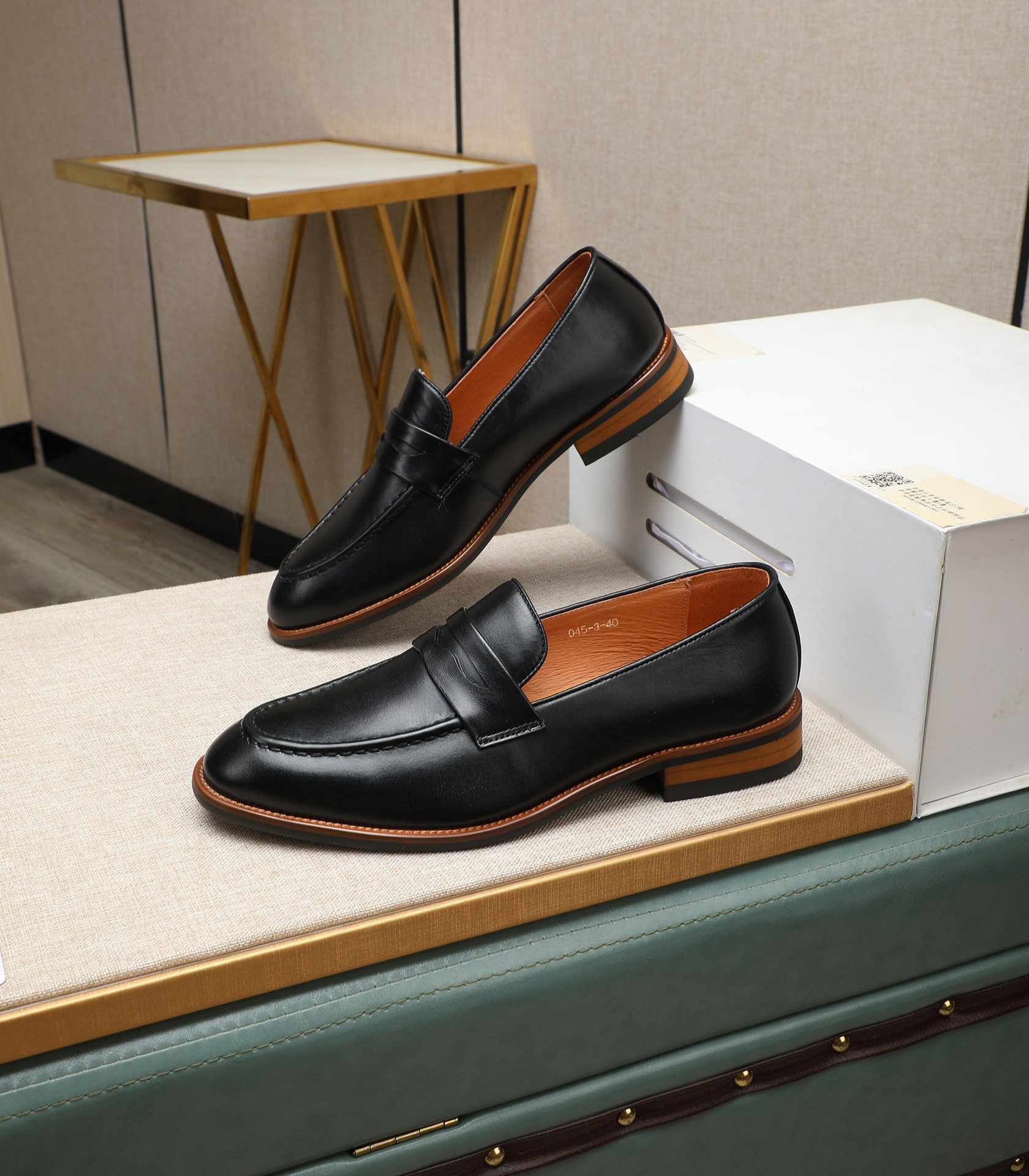 Prada Men's Leather Loafers - Italian Calfskin, Comfortable & Stylish 4 i1725478621 9342 1
