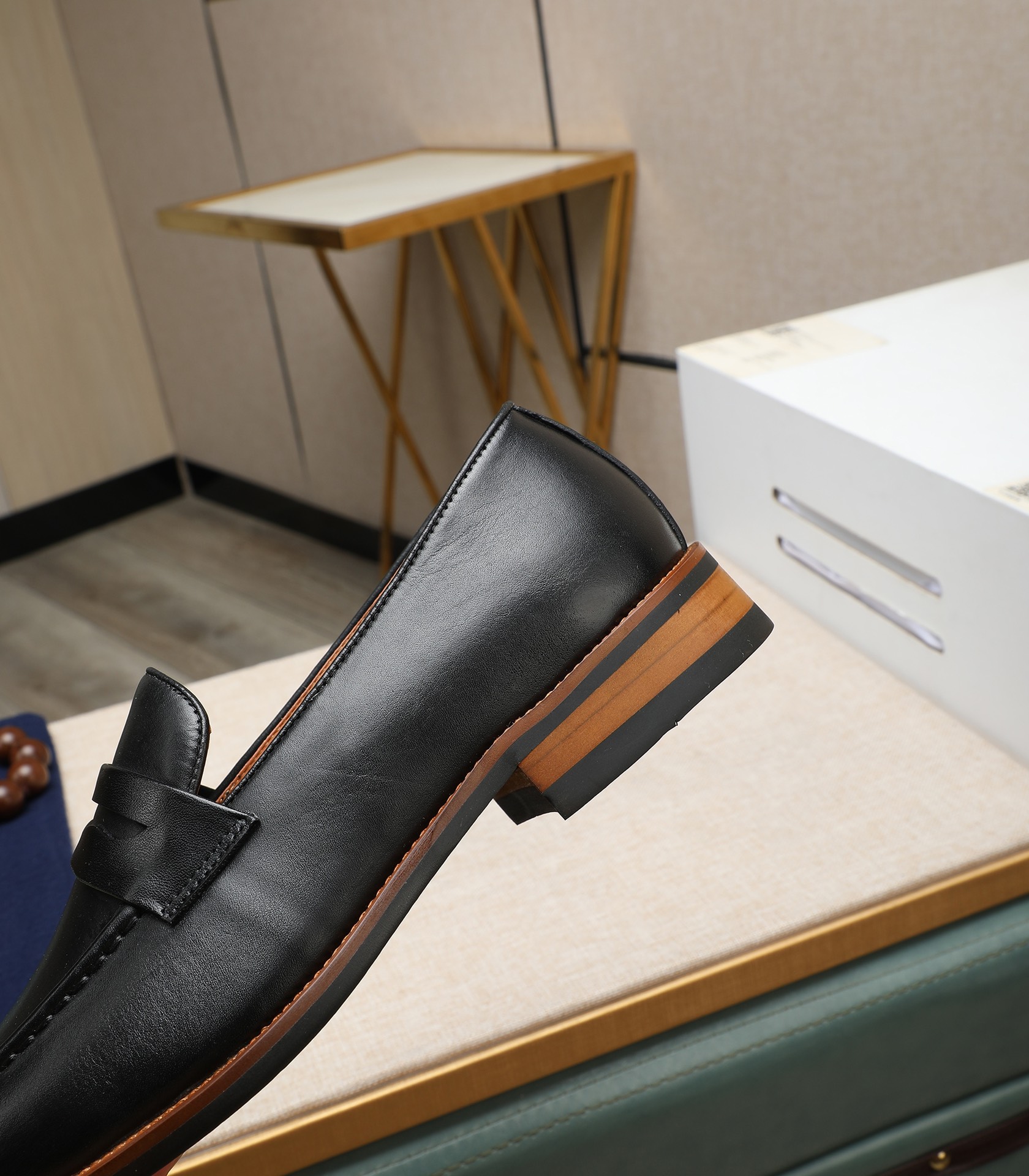 Prada Men's Leather Loafers - Italian Calfskin, Comfortable & Stylish 8 i1725478622 3300 7