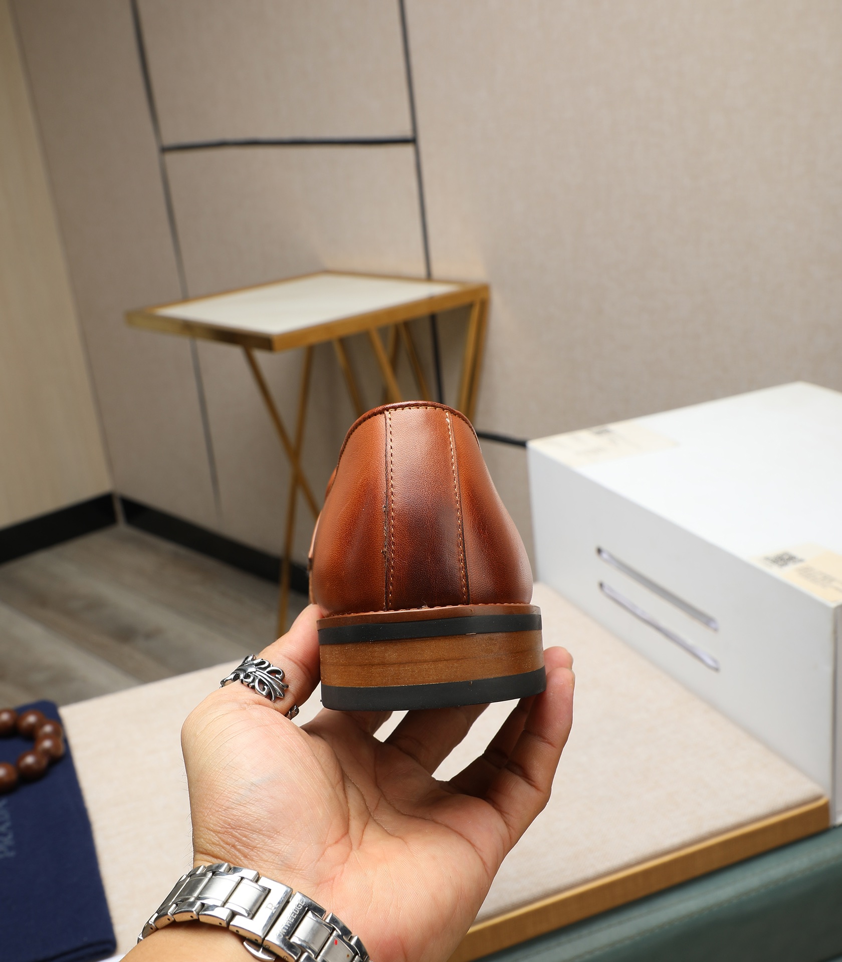 Prada Leather Loafers - Italian Calfskin, Comfortable and Luxurious 9 i1725478637 2582 8