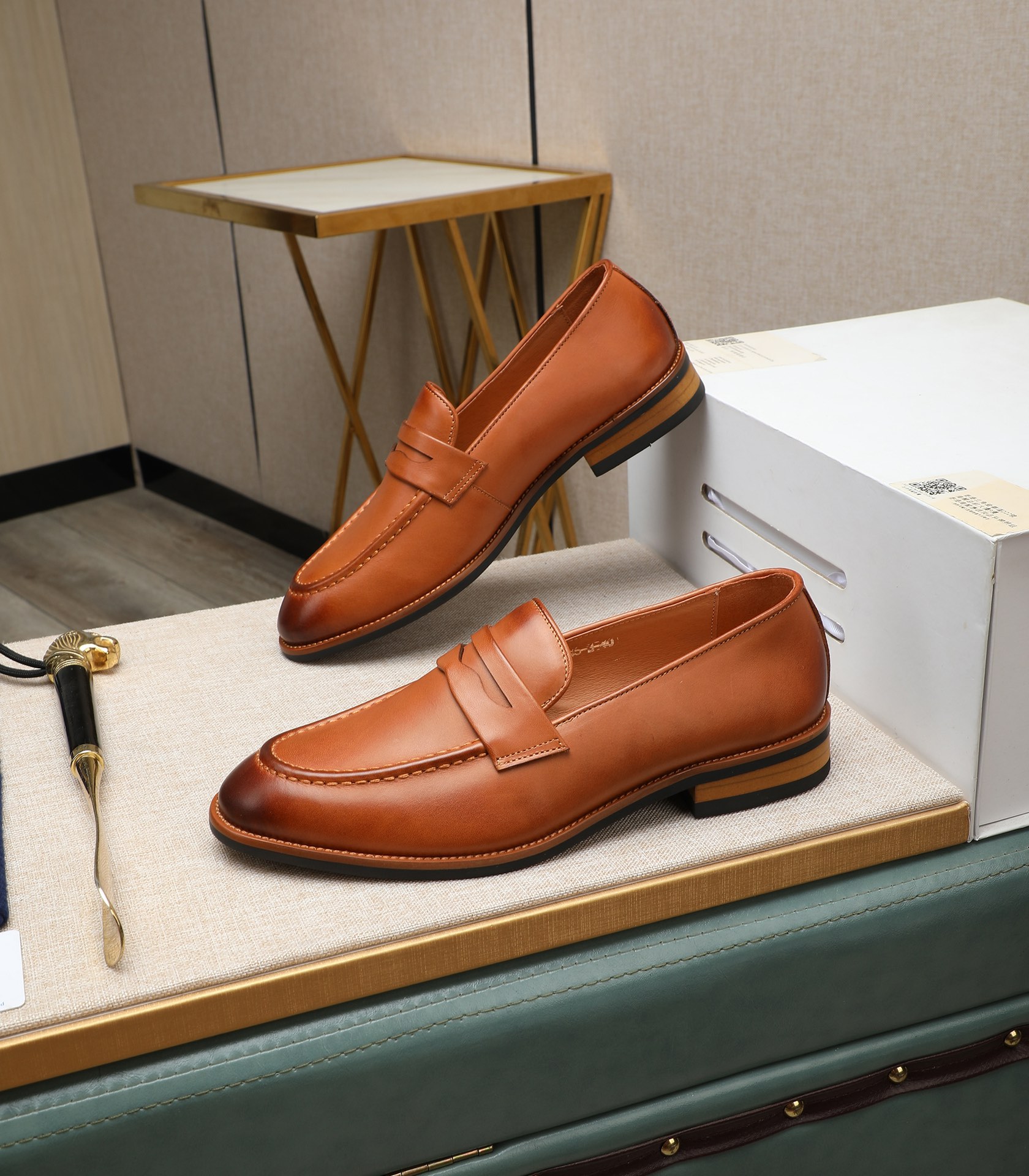 Prada Leather Loafers - Italian Calfskin, Comfortable and Luxurious 4 i1725478637 9323 2