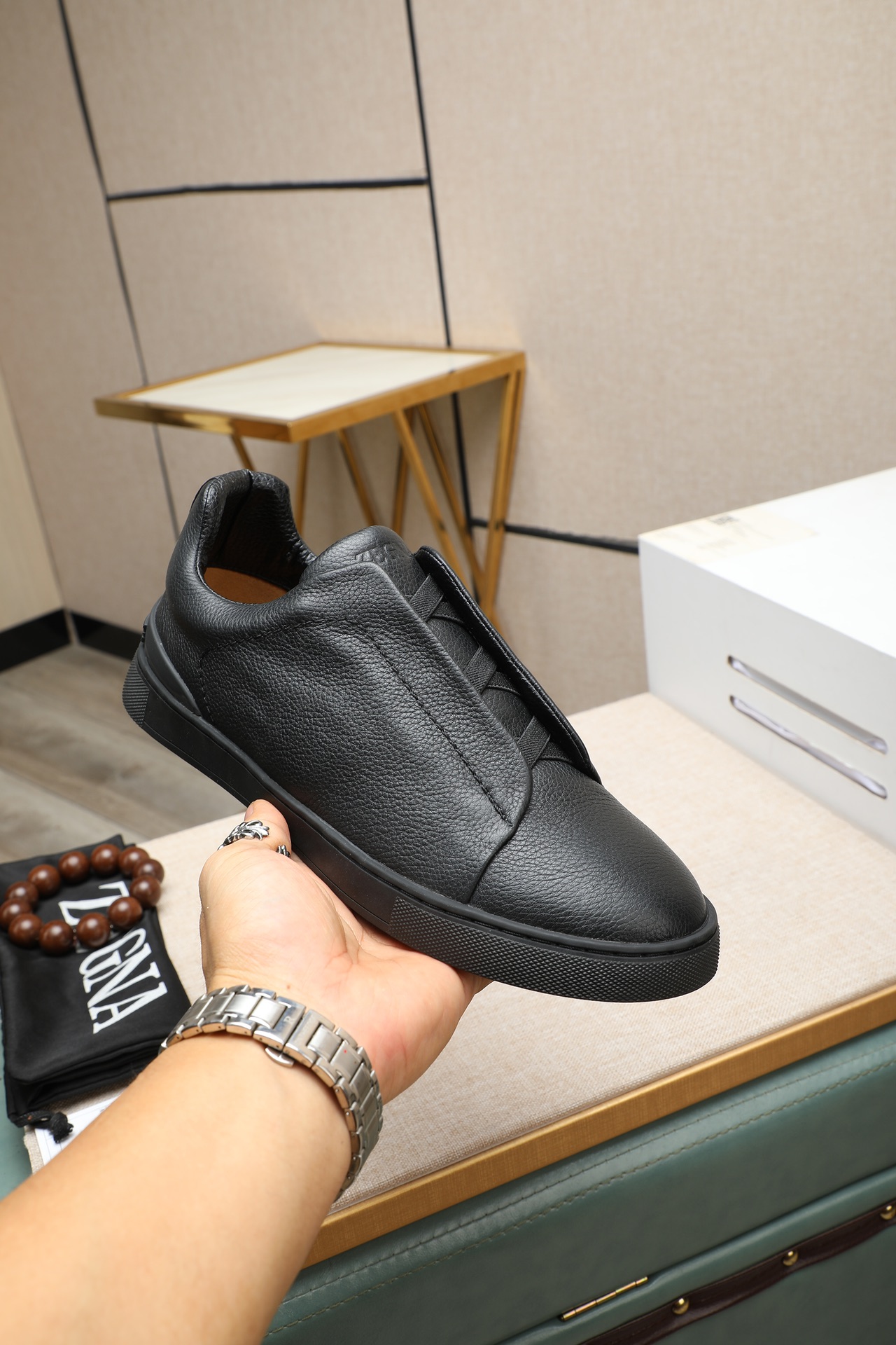 precio de fábrica Ermenegildo Zdgna Zegna zapatos de los hombres! Factory Direct COUTURE Sneakers Li