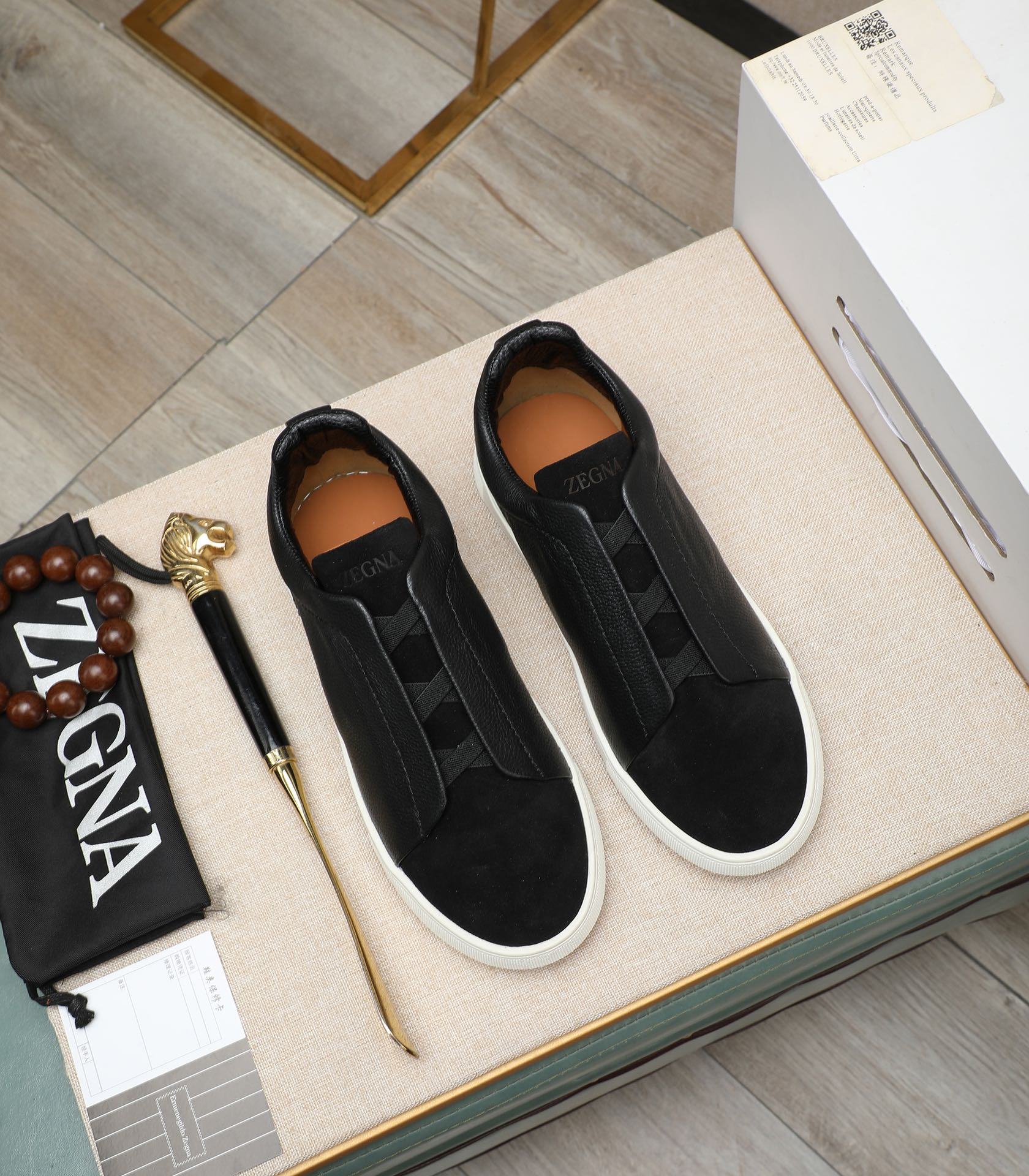 precio de fábrica Ermenegildo Zdgna Zegna zapatos de los hombres! Factory Direct COUTURE Sneakers Li