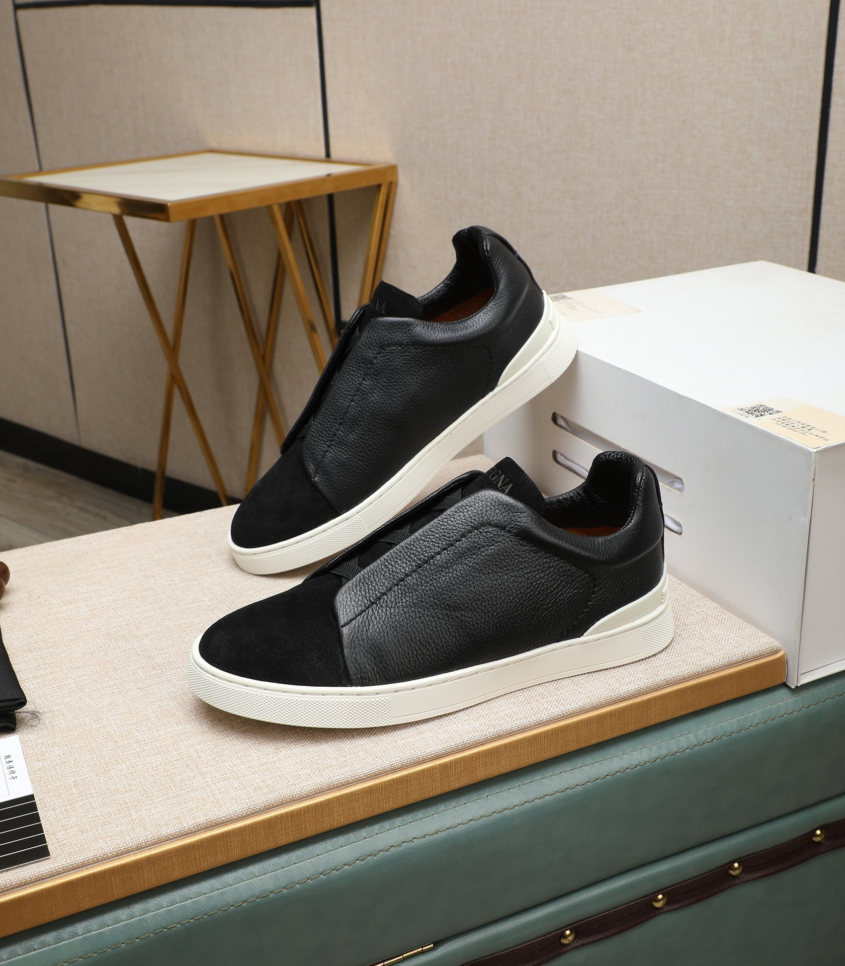 precio de fábrica Ermenegildo Zdgna Zegna zapatos de los hombres! Factory Direct COUTURE Sneakers Li