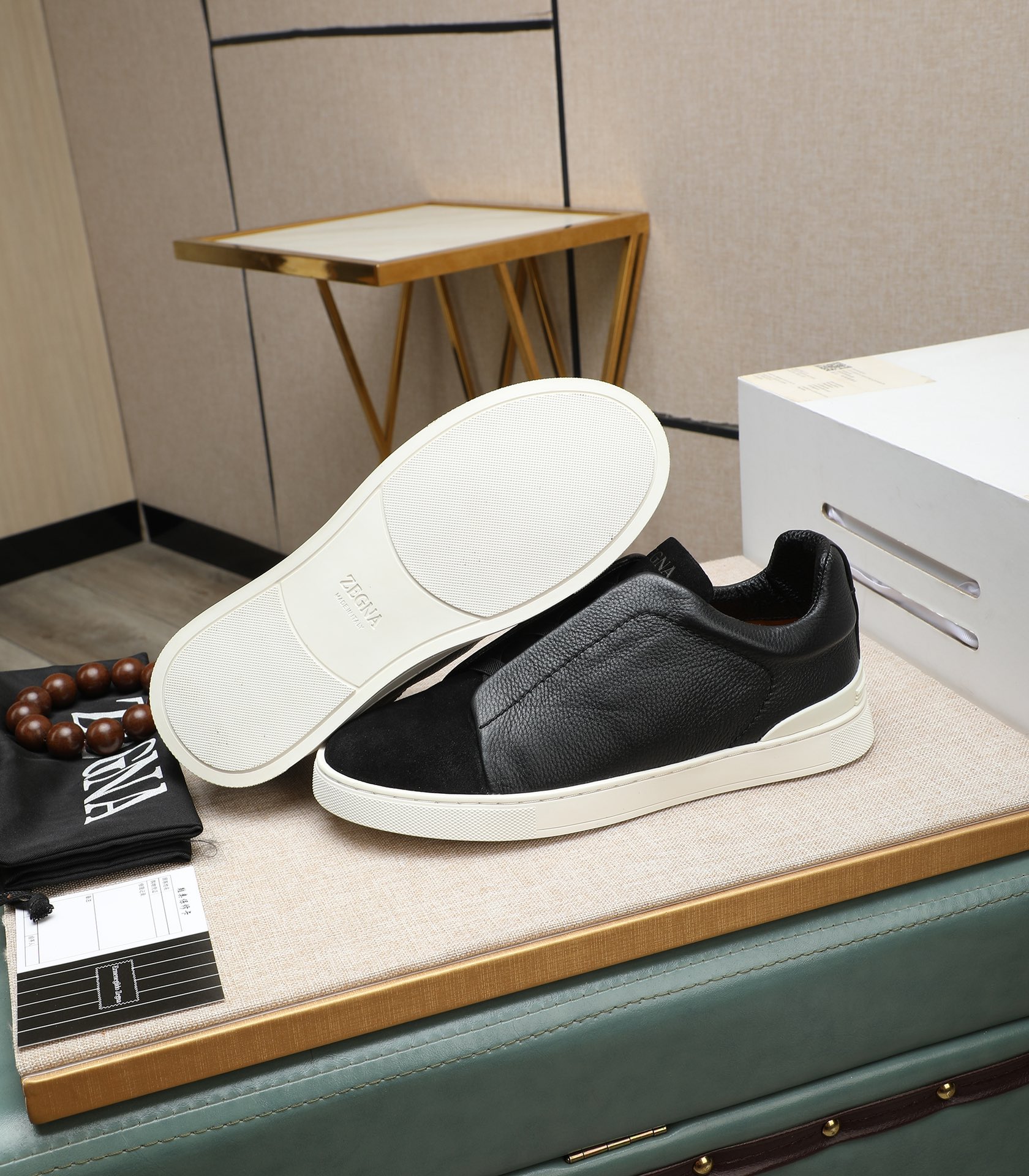 precio de fábrica Ermenegildo Zdgna Zegna zapatos de los hombres! Factory Direct COUTURE Sneakers Li