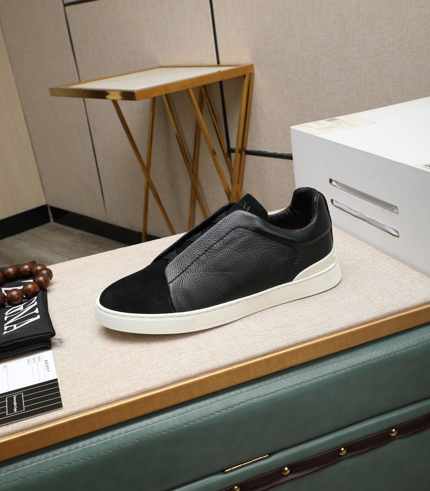 precio de fábrica Ermenegildo Zdgna Zegna zapatos de los hombres! Factory Direct COUTURE Sneakers Li