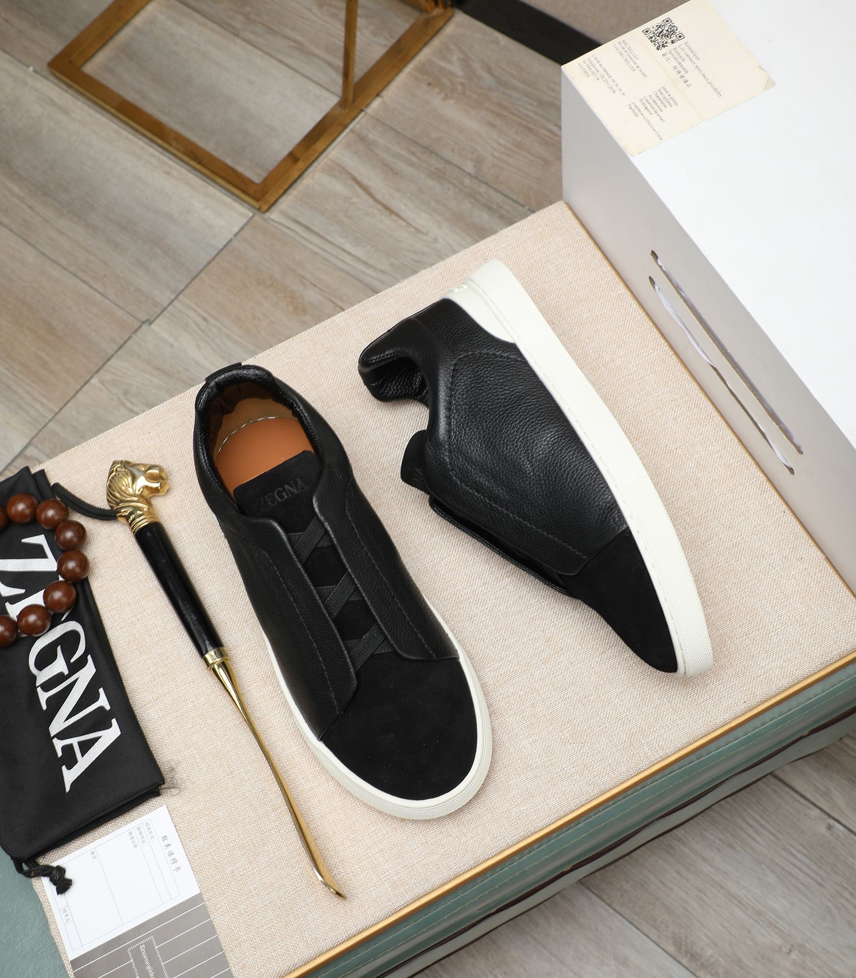 precio de fábrica Ermenegildo Zdgna Zegna zapatos de los hombres! Factory Direct COUTURE Sneakers Li