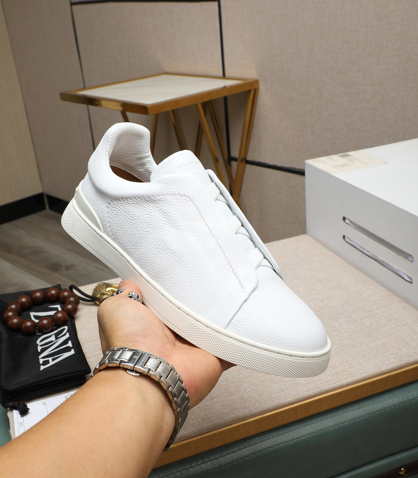 precio de fábrica Ermenegildo Zdgna Zegna zapatos de los hombres! Factory Direct COUTURE Sneakers Li