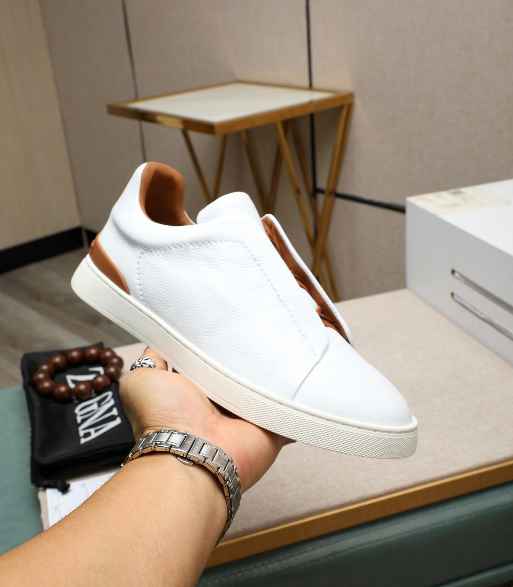 precio de fábrica Ermenegildo Zdgna Zegna zapatos de los hombres! Factory Direct COUTURE Sneakers Li