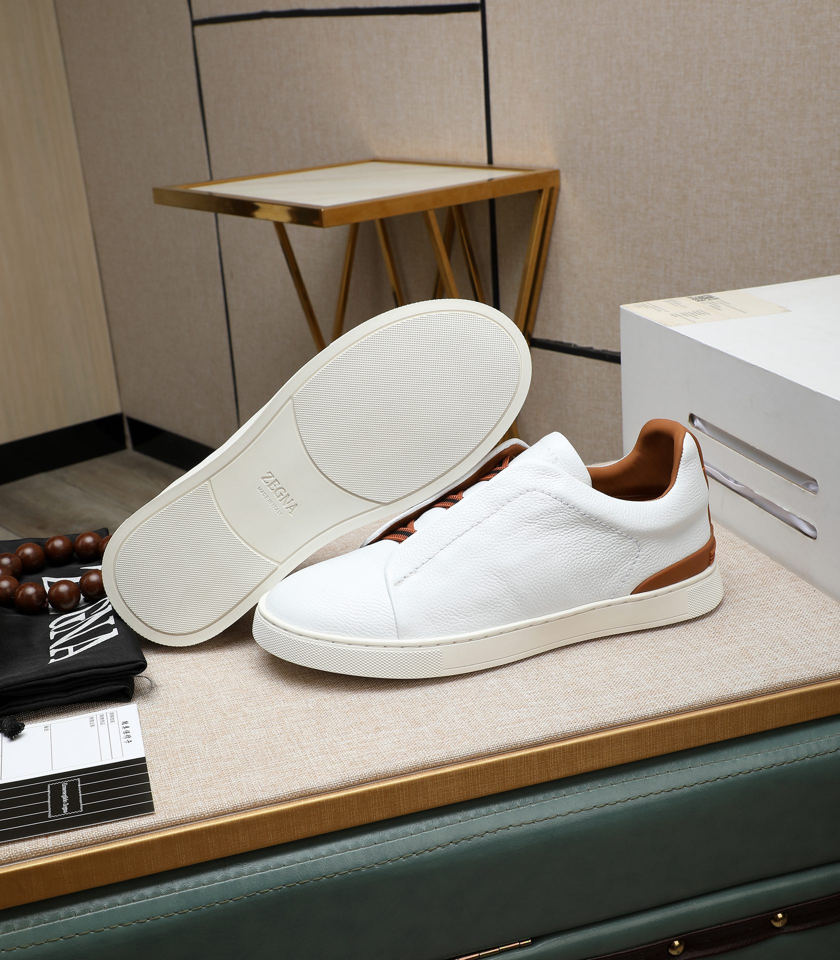 precio de fábrica Ermenegildo Zdgna Zegna zapatos de los hombres! Factory Direct COUTURE Sneakers Li
