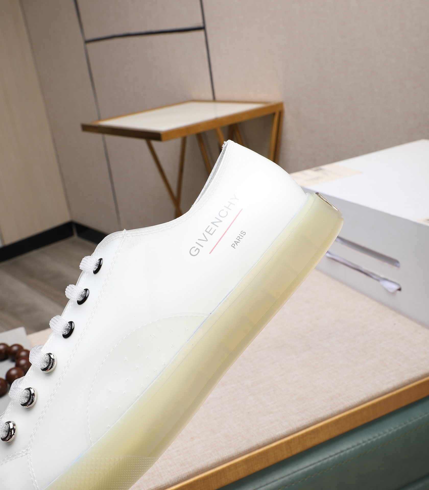 Givenchy White Leather Sneakers Lace-up Casual Shoes Size 38-44 10 i1732862405 6083 4