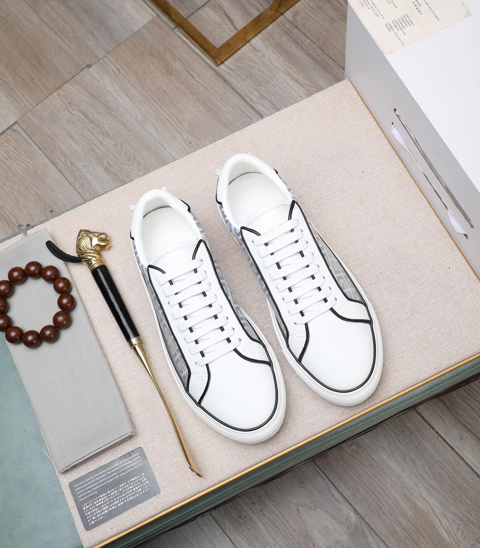 Givenchy Casual Sneakers White Leather for Men, Comfortable and Stylish 1 Givenchy Casual Sneakers White Leather for Men, Comfortable and Stylish