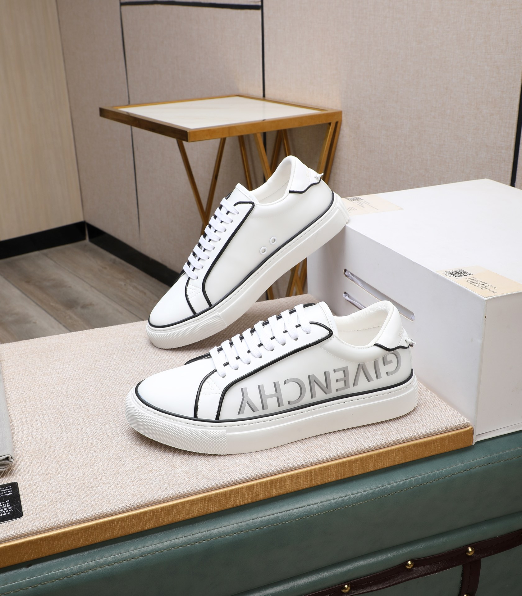 Givenchy White Leather Urban Street Style Sneakers 4 i1732862453 7721 8