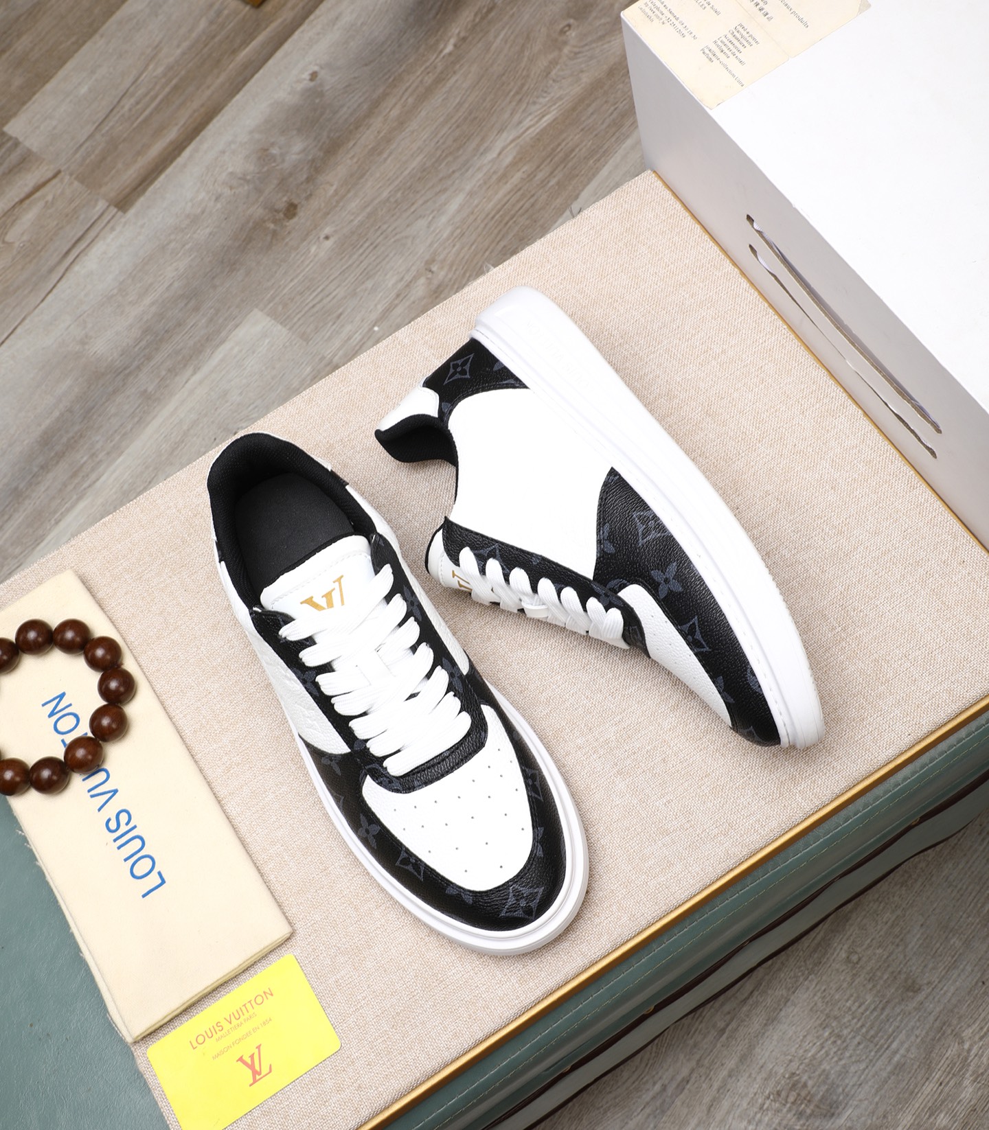 Louis Vuitton Milan Fashion Week Sneakers, Classic Monogram Design 4 i1741938626442 1022 0 2