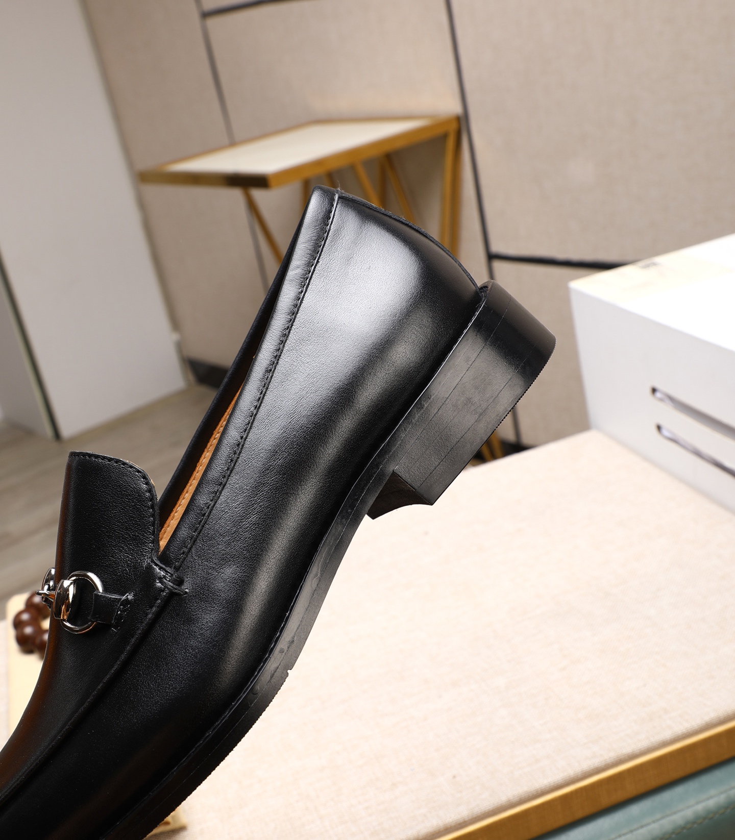 Gucci Premium Leather Formal Loafers - Italian Calfskin, Comfortable Rubber Sole 8 i1741939737160 5099 0 6