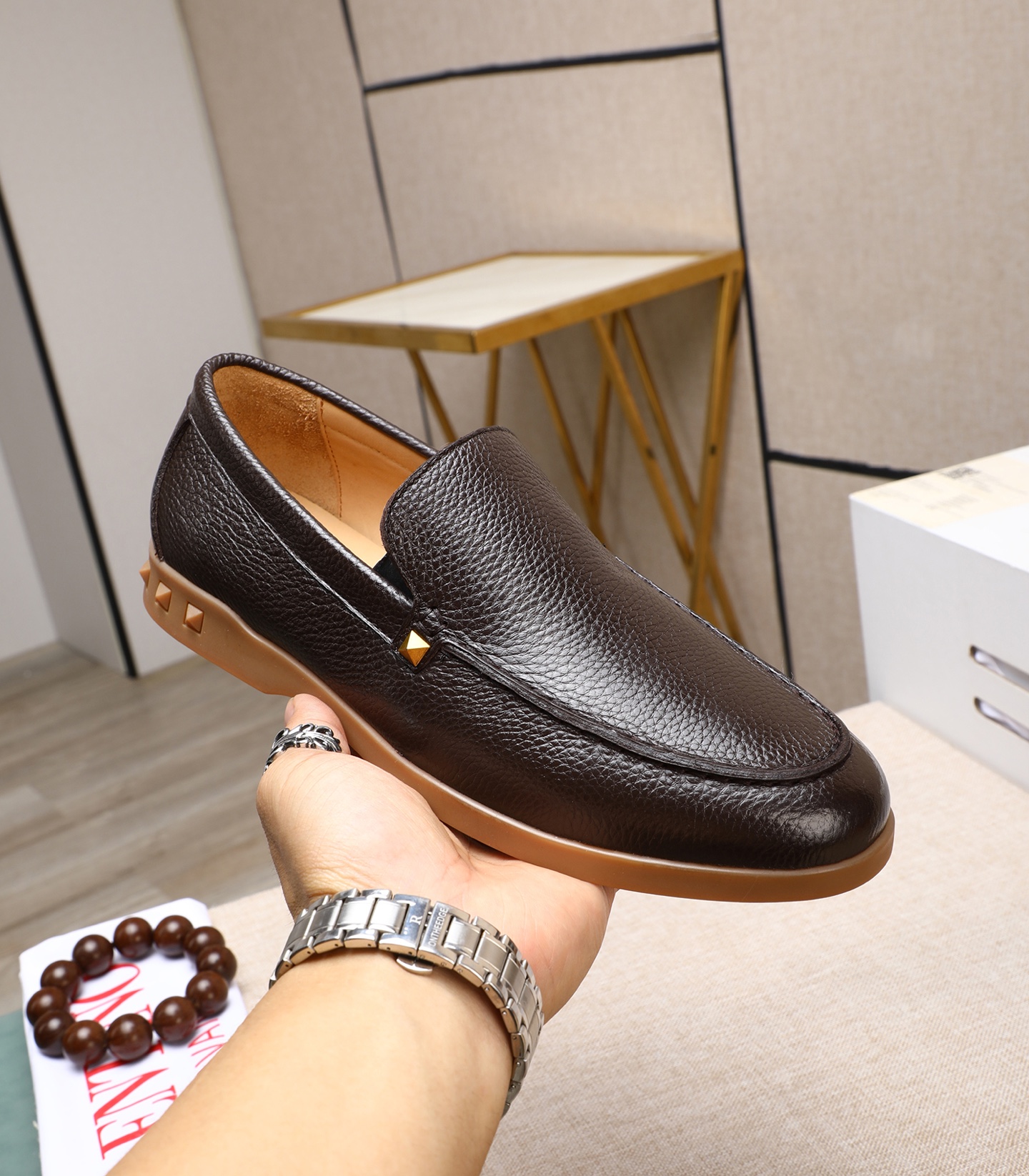 Valentino Men's Leather Loafers - Luxurious Style and Supreme Comfort 6 i1742198384223 7792 0 4