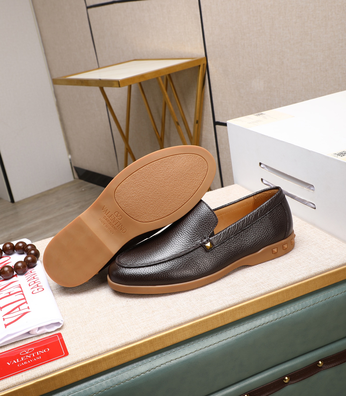 Valentino Men's Leather Loafers - Luxurious Style and Supreme Comfort 5 i1742198384240 2110 0 3