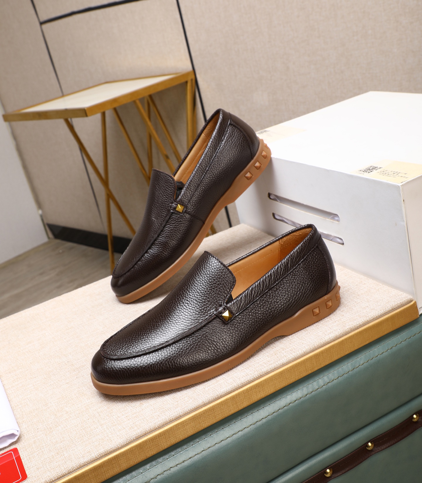 Valentino Men's Leather Loafers - Luxurious Style and Supreme Comfort 4 i1742198385335 5154 0 2