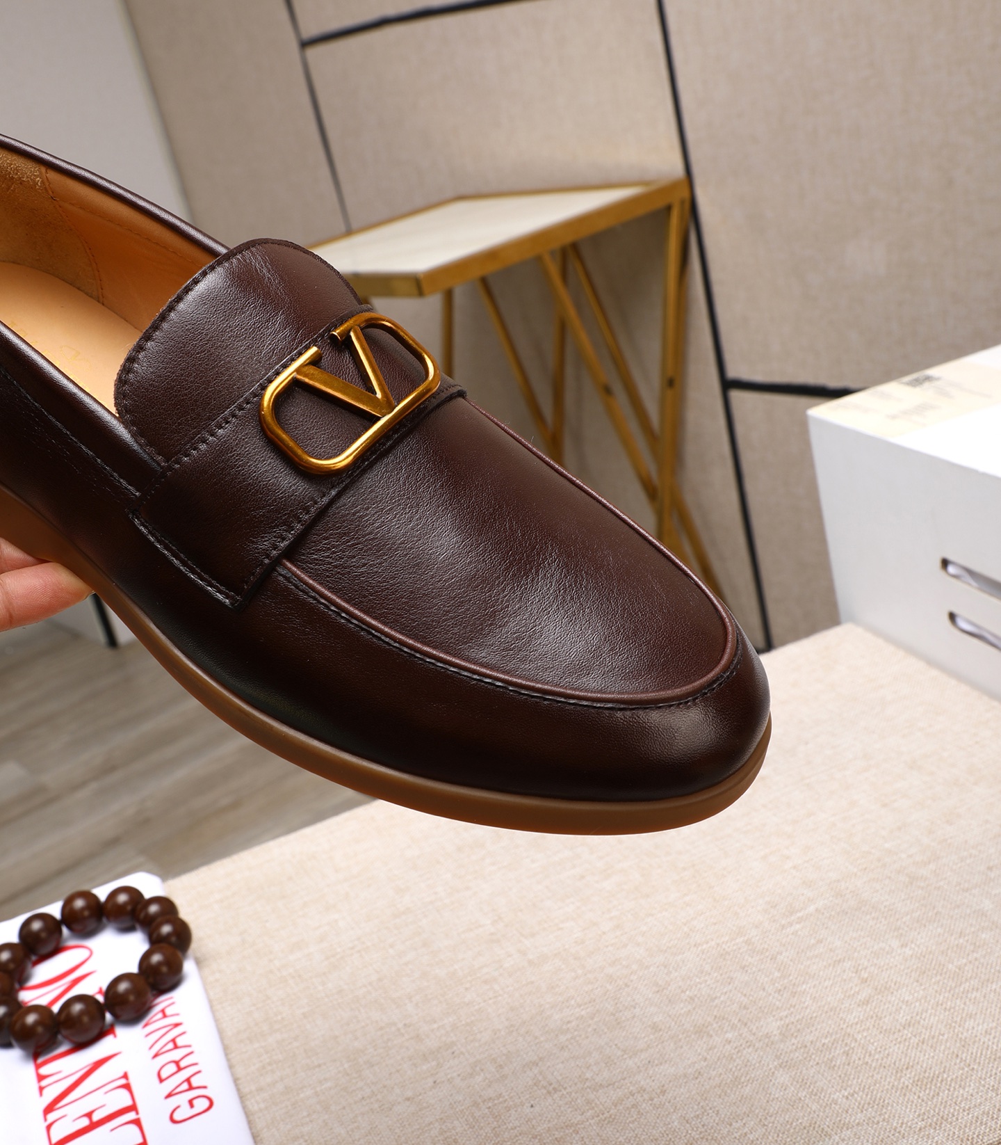 Valentino Men's Leather Loafers - High-Quality Designer Shoes, Sizes 38-44 8 i1742198699077 9529 0 6