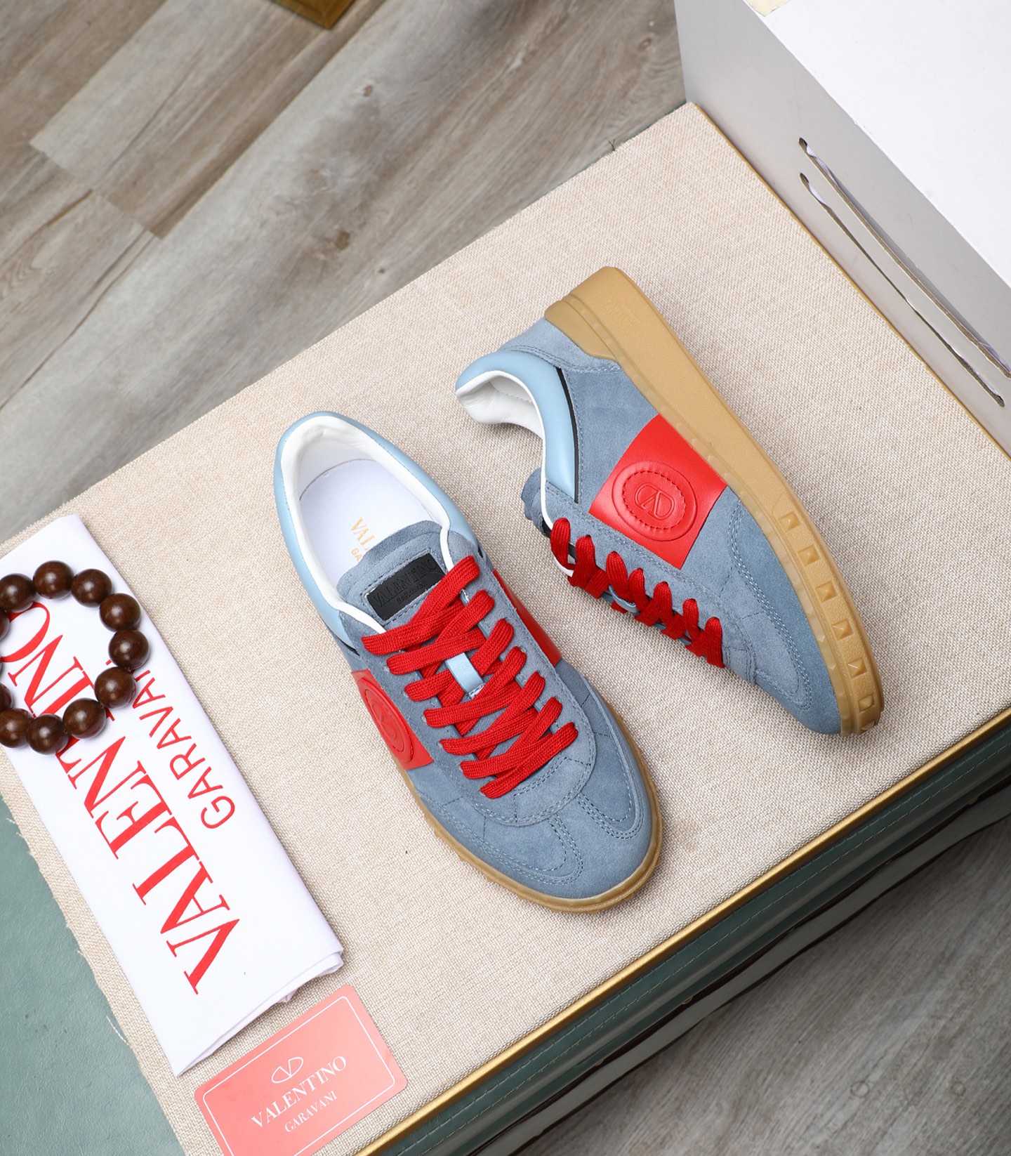 Valentino Garavani UPVILLAGE Leather Sneakers Casual Style Couple Model 4 i1742542895967 9486 0 2