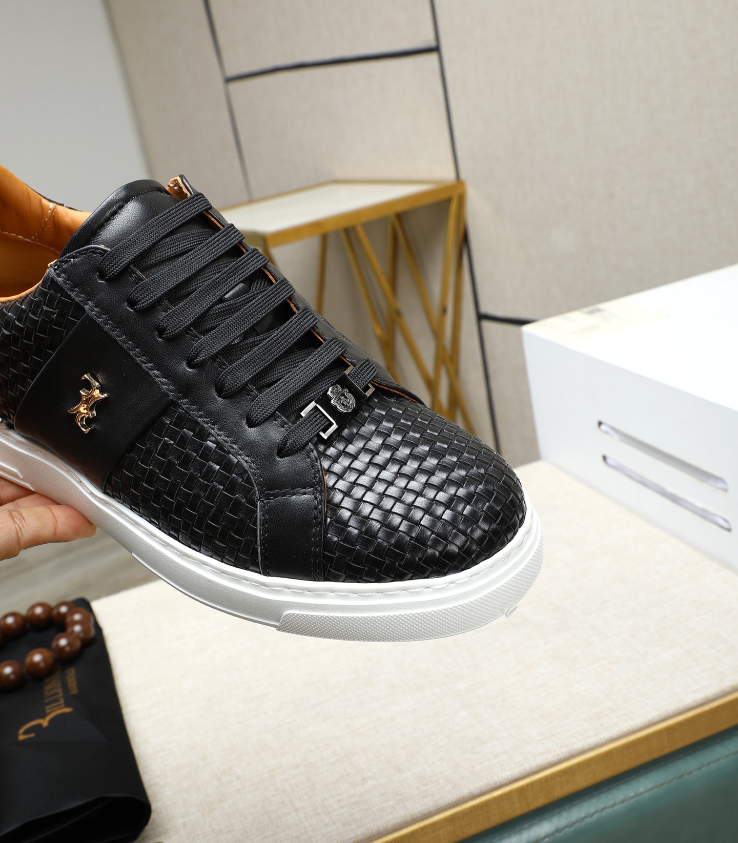 Philipp Plein Men's Leather Sneakers - Punk Style, Size 39-45 8 i1743148362575 9912 0 6