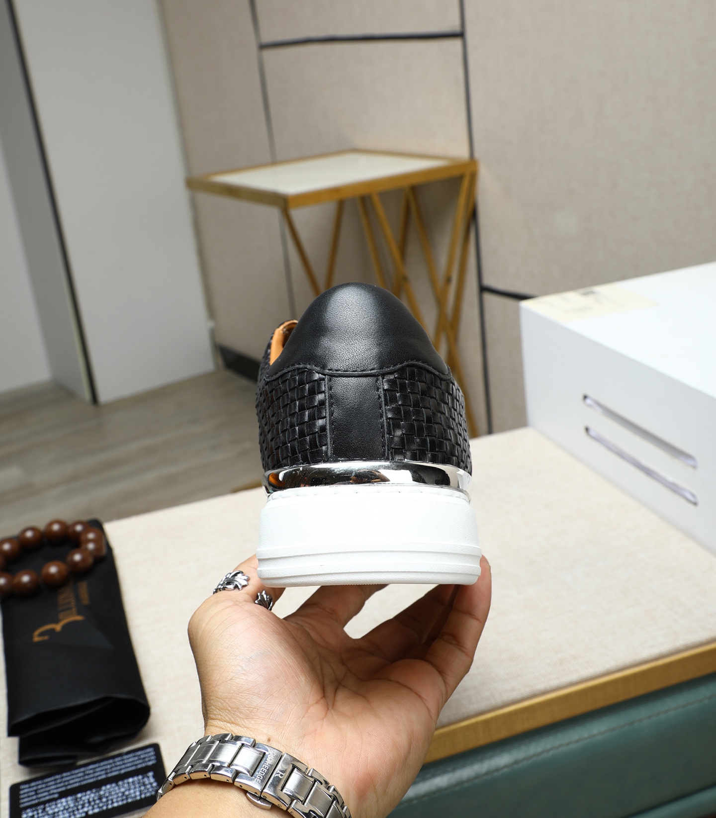 Philipp Plein Men's Leather Sneakers - Punk Style, Size 39-45 10 i1743148362609 6246 0 8