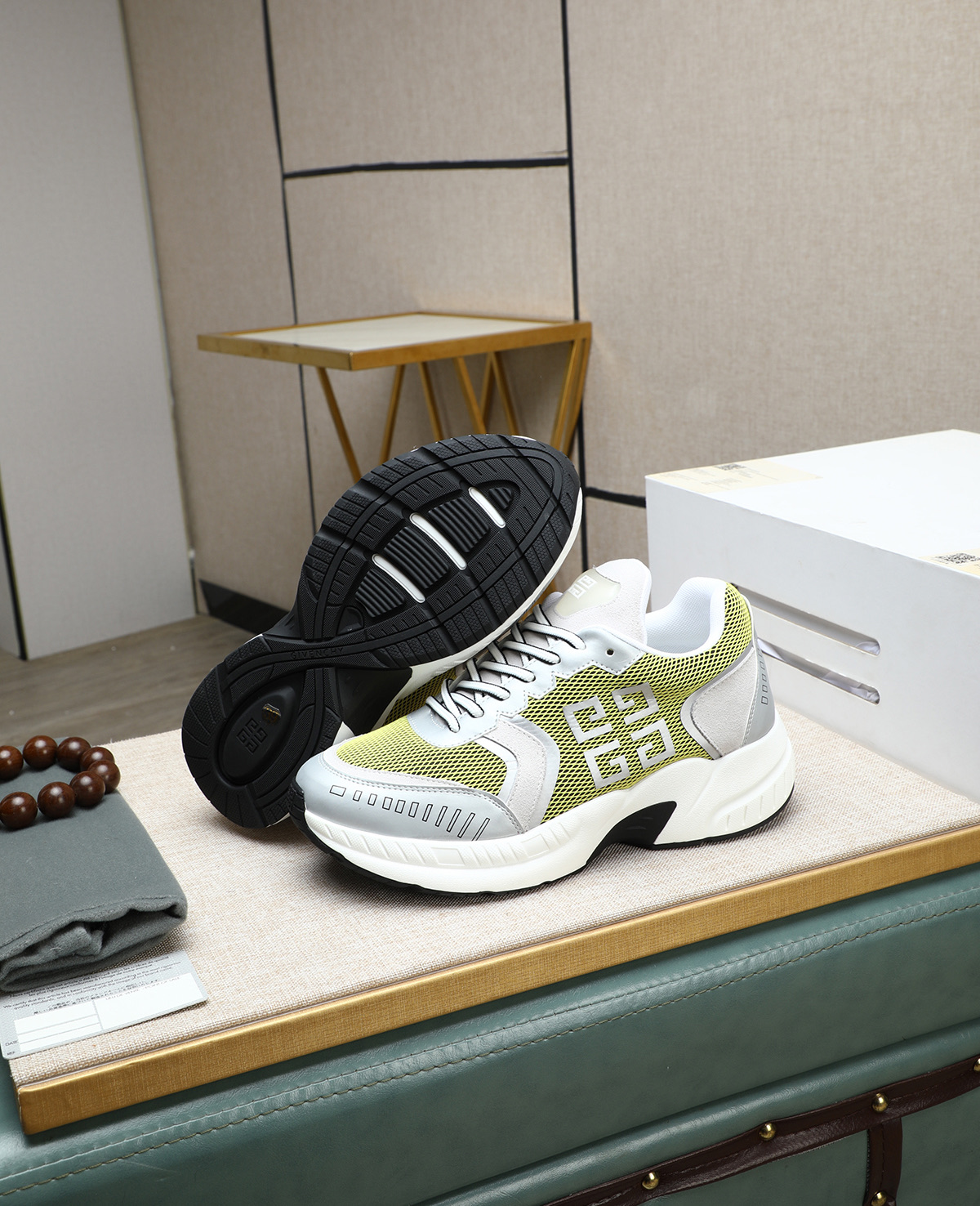 Givenchy Men's City Sport Sneakers in Yellow and Silver 5 i1744359446500 9899 0 3