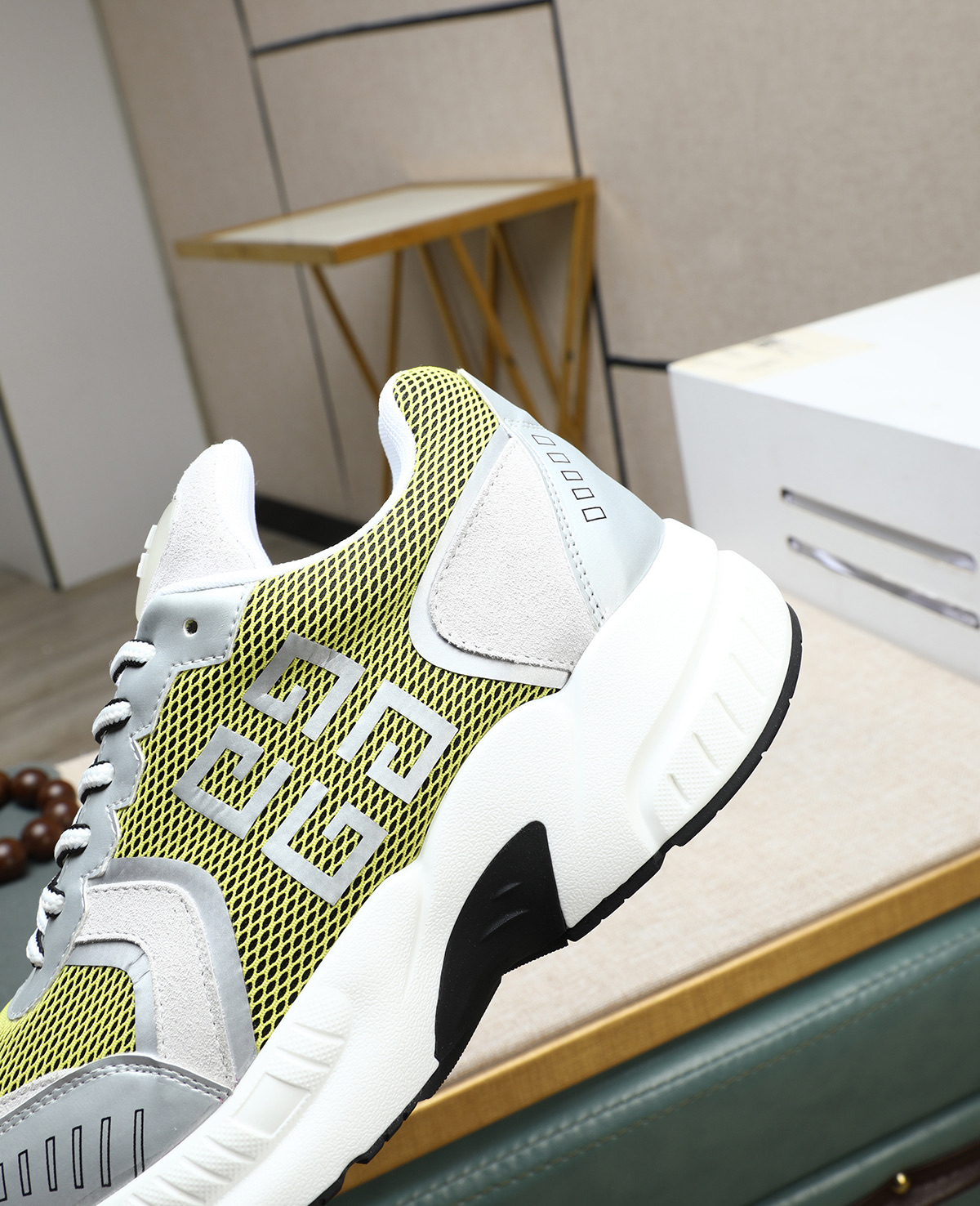 Givenchy Men's City Sport Sneakers in Yellow and Silver 8 i1744359446523 3127 0 6