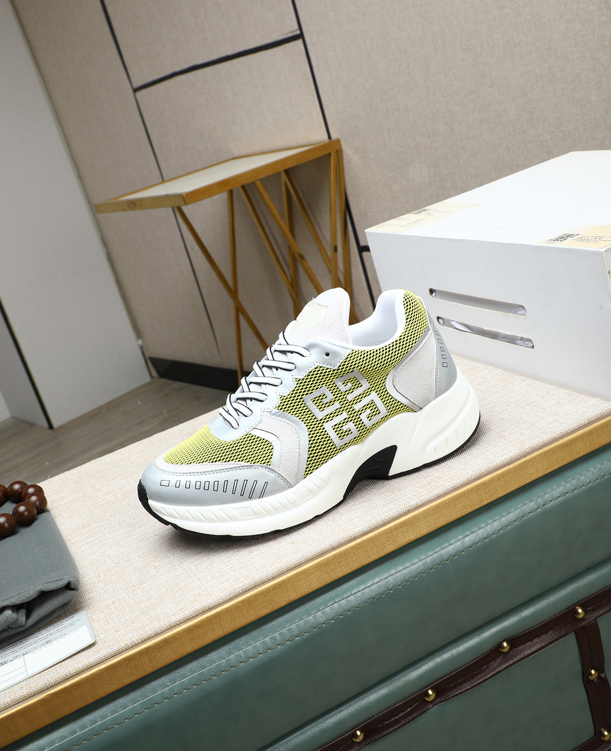 Givenchy Men's City Sport Sneakers in Yellow and Silver 7 i1744359447213 5640 0 5