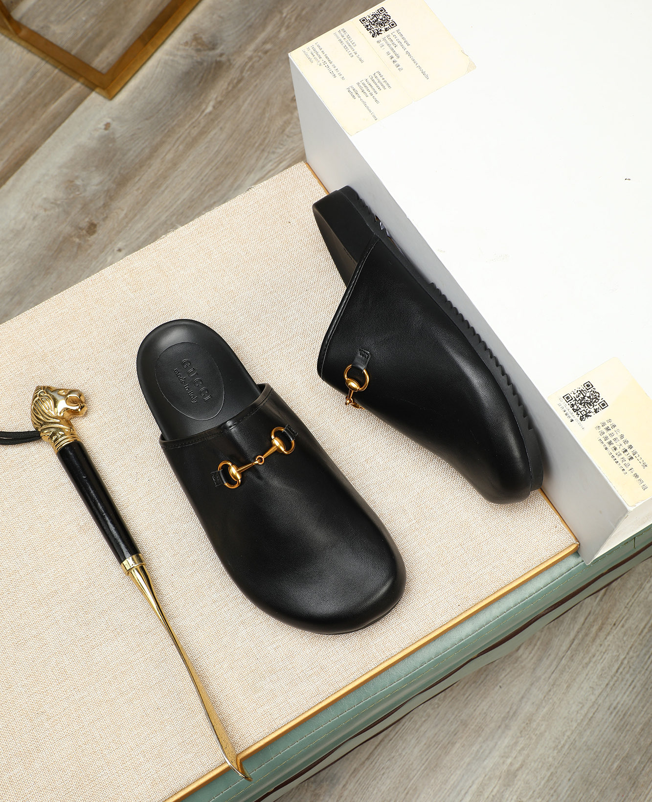 Gucci Men's Black Leather Mules with Horsebit Detail - Size 38-44 3 i1744789589036 2759 0 1
