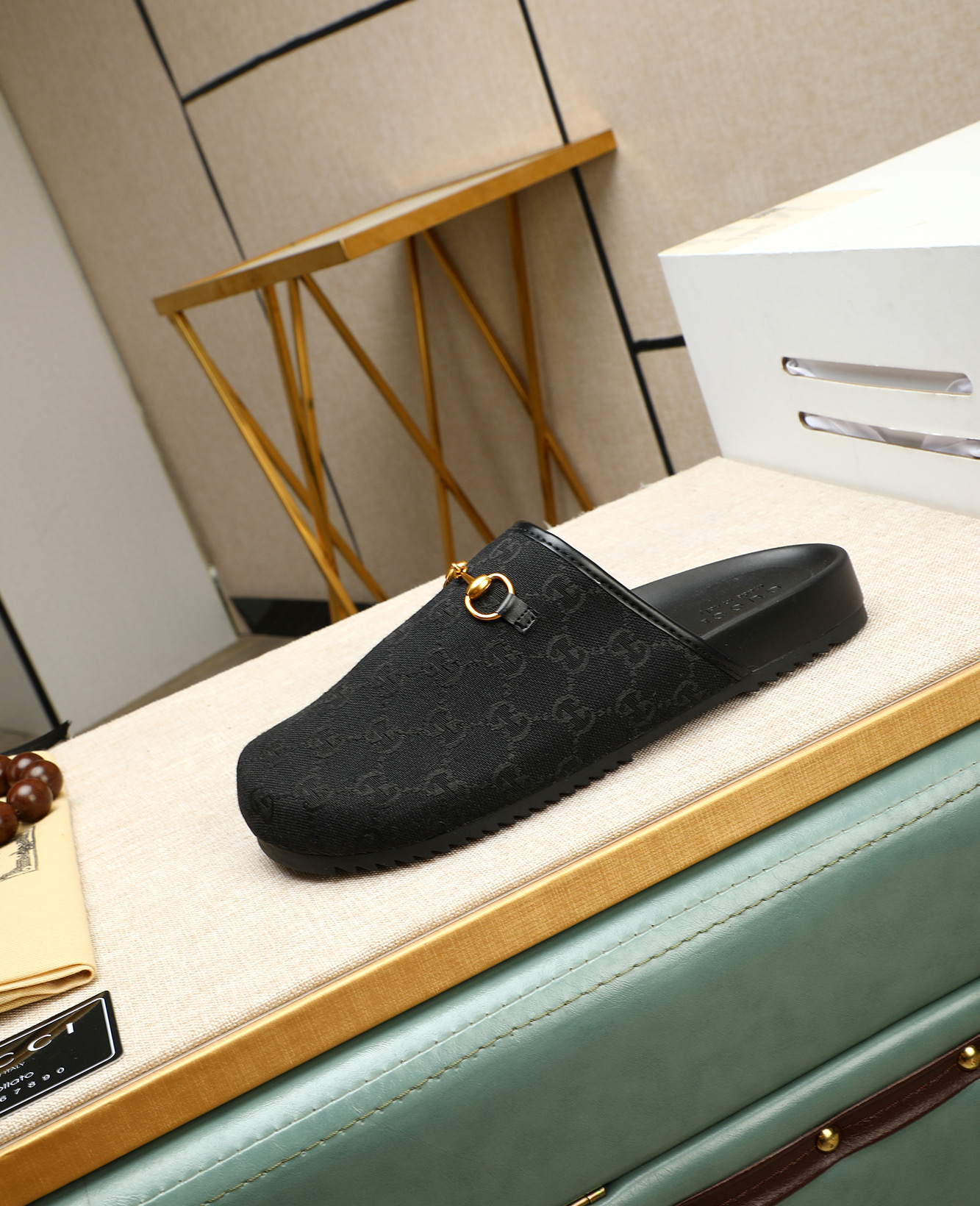 Gucci Men's Leather Mules with Horsebit Detail - Black, Sizes 38-44 7 i1744789614217 6718 0 5