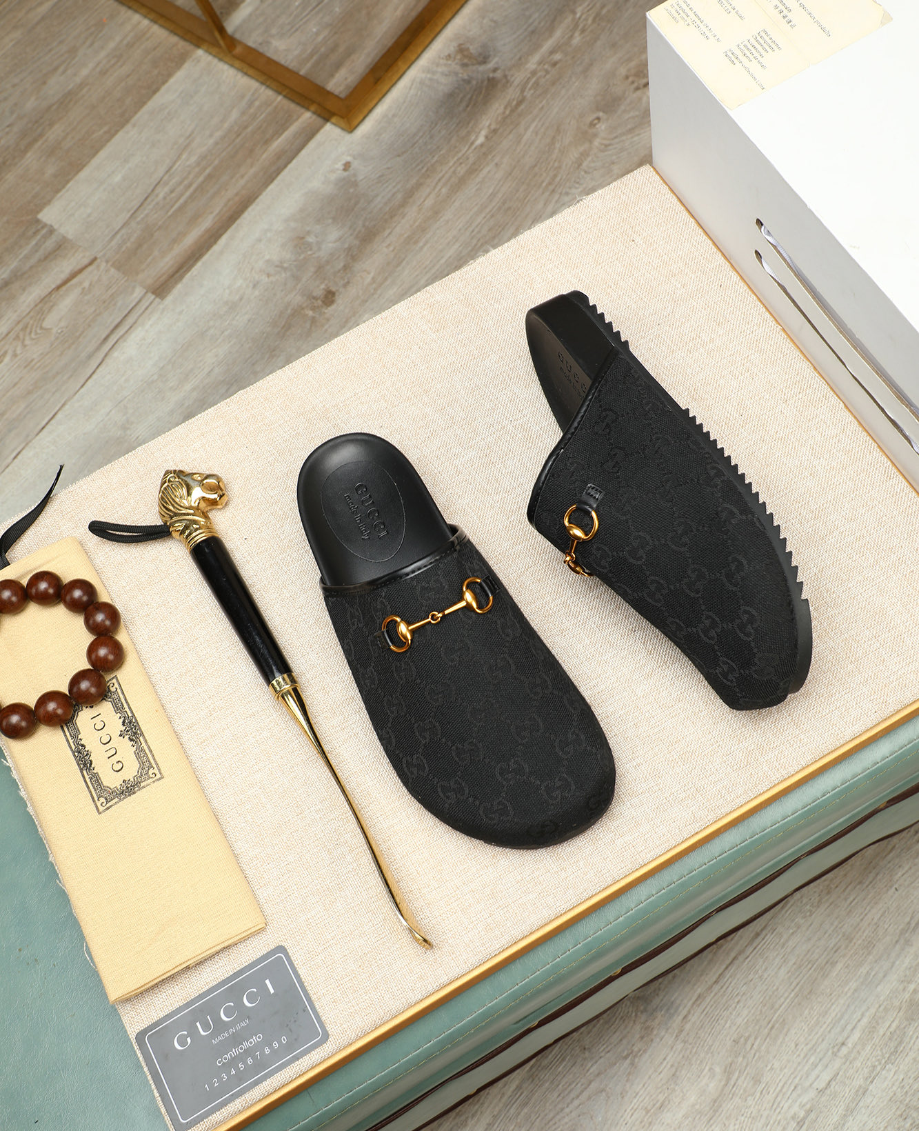 Gucci Men's Leather Mules with Horsebit Detail - Black, Sizes 38-44 3 i1744789615452 241 0 1