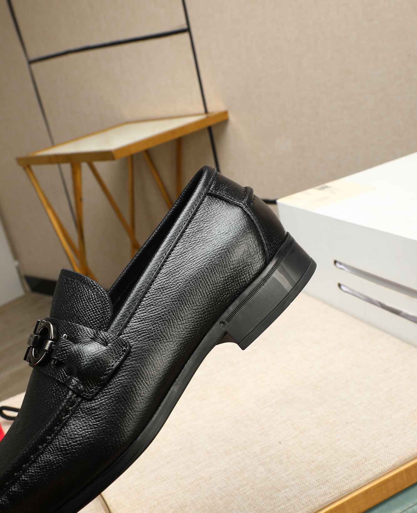 Salvatore Ferragamo Men's Leather Loafers, Classic Elegant Style, Black 9 i1744790163865 1255 0 7