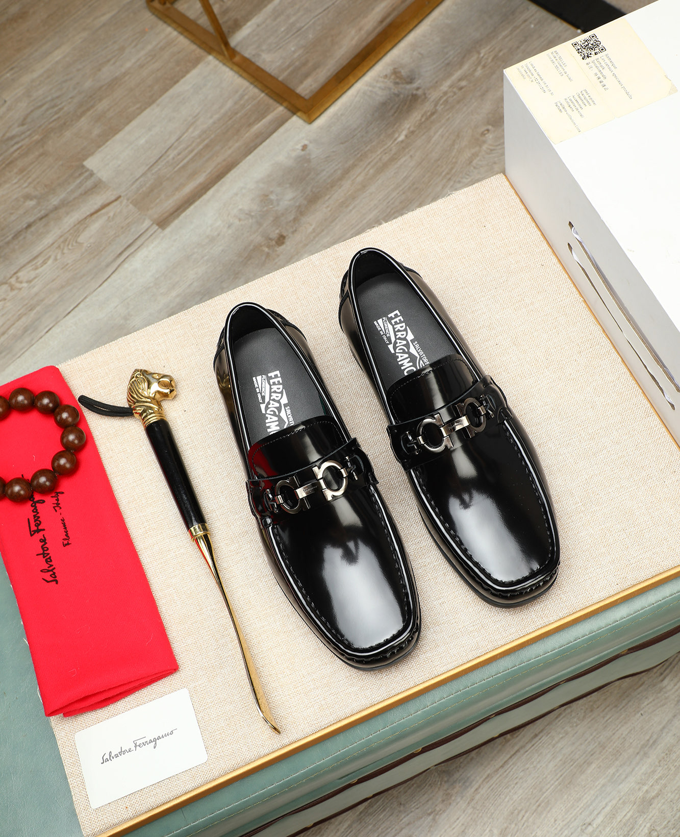 Ferragamo Men's Formal Leather Loafers - Elegant & Comfortable Slip-Ons 2 i1744790194817 3259 0 0
