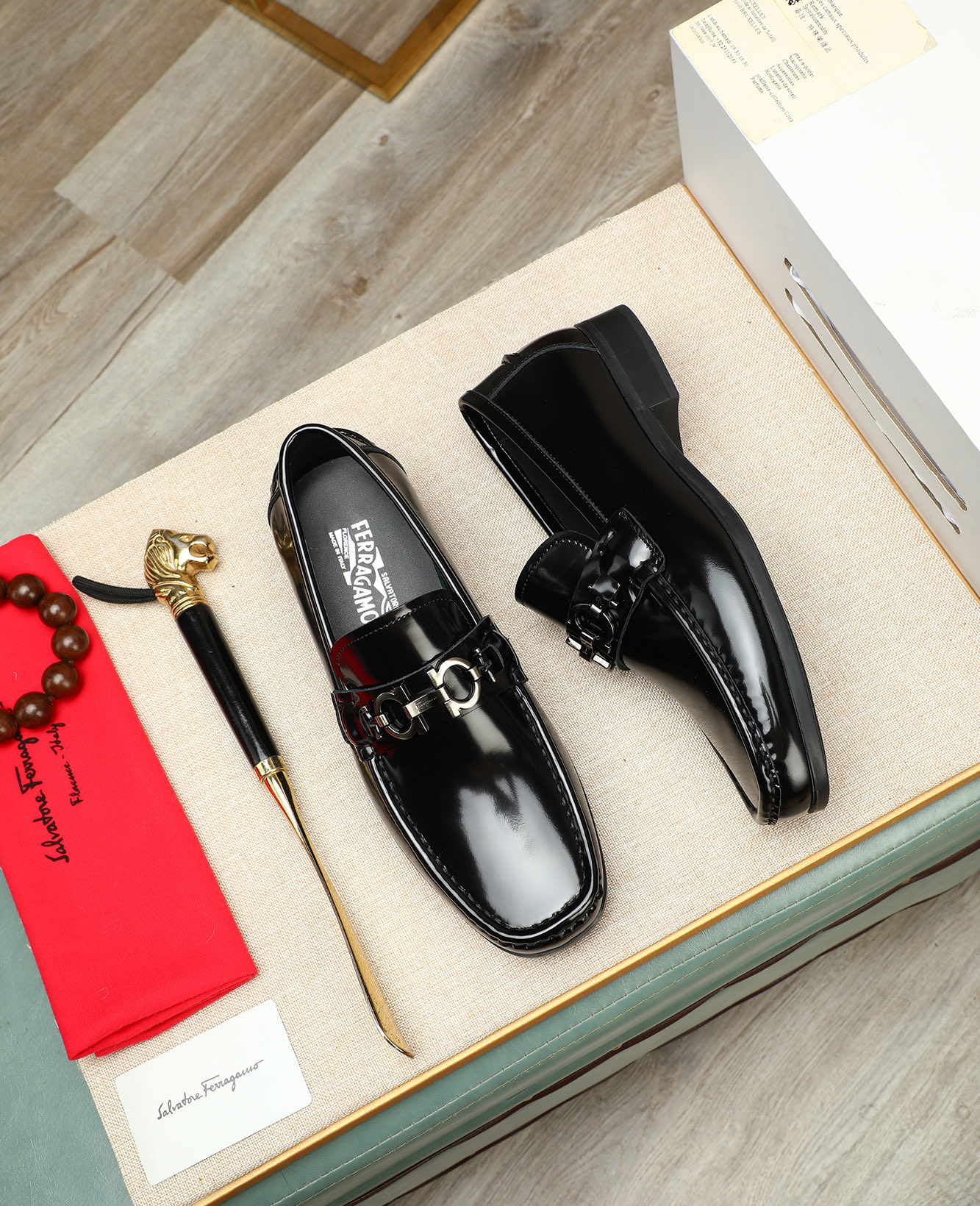 Ferragamo Men's Formal Leather Loafers - Elegant & Comfortable Slip-Ons 3 i1744790194820 9272 0 1
