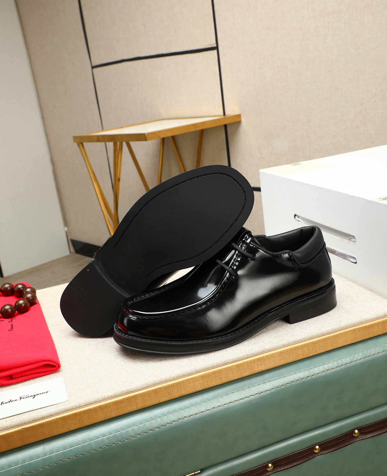 Ferragamo Men's Formal Leather Shoes - Classic Elegant Style & Comfort 5 i1744790386784 5074 0 3
