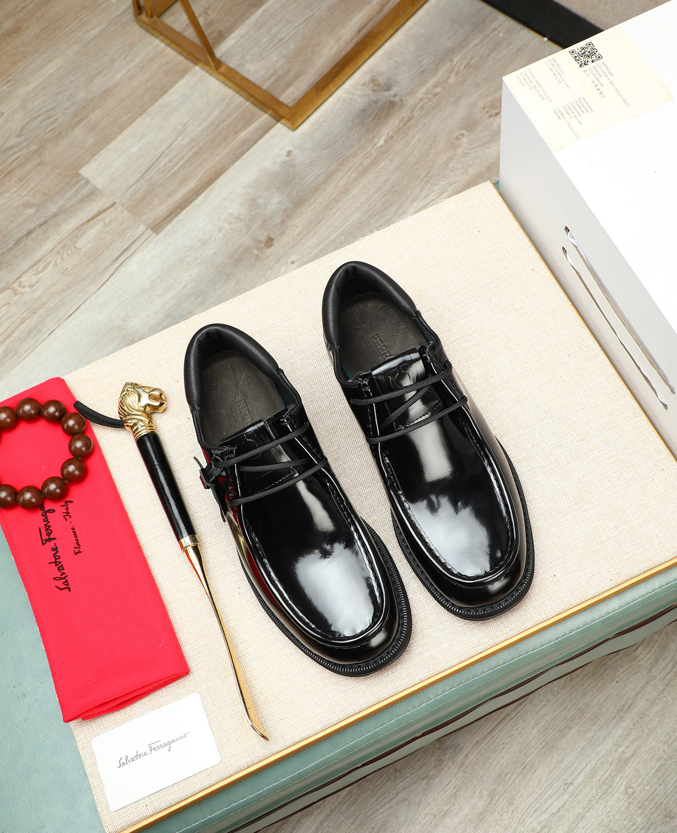 Ferragamo Men's Formal Leather Shoes - Classic Elegant Style & Comfort 3 i1744790386916 6261 0 1