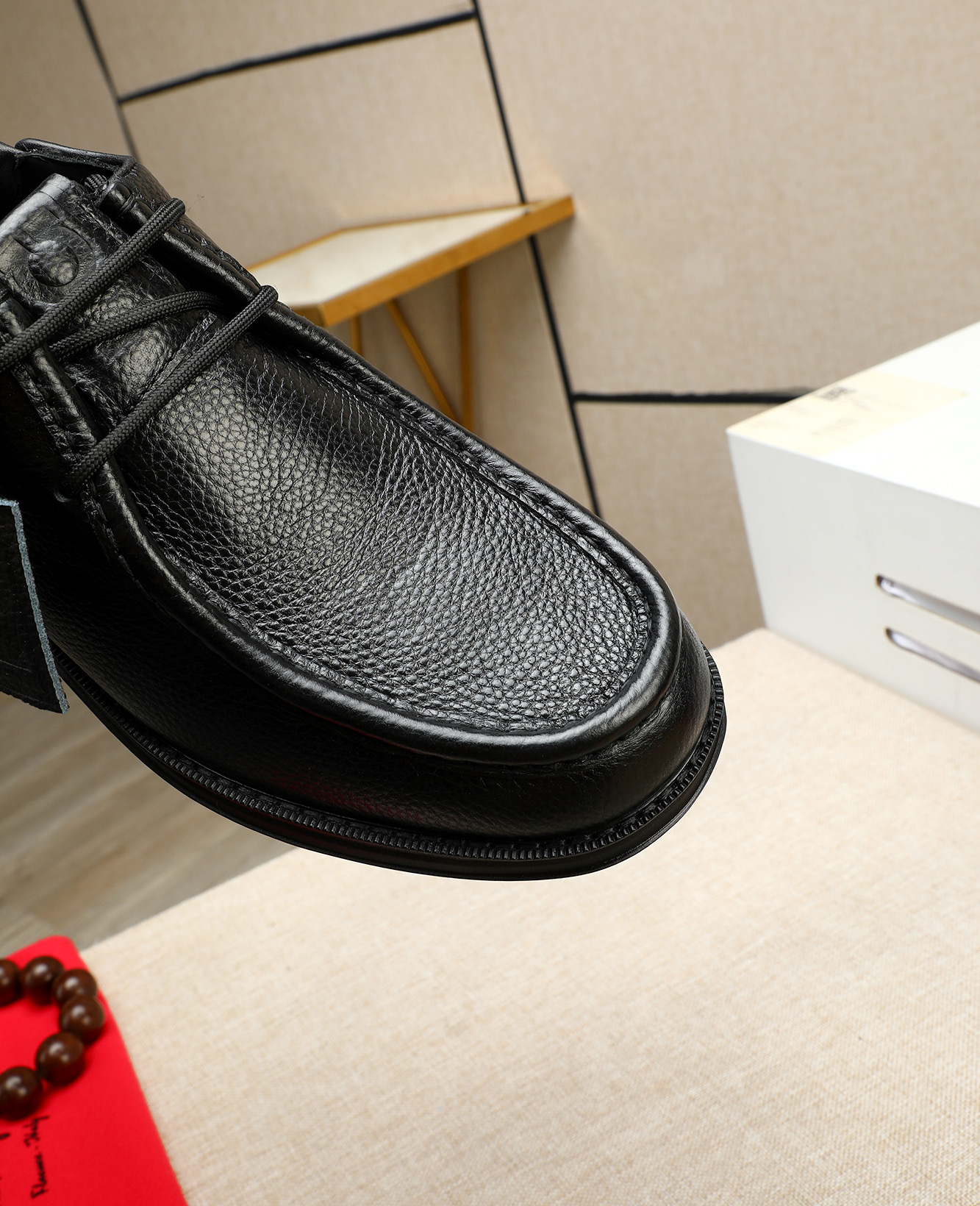 Ferragamo Men's Formal Leather Shoes Classic Elegant Dress Shoes Black 8 i1744790399694 164 0 6