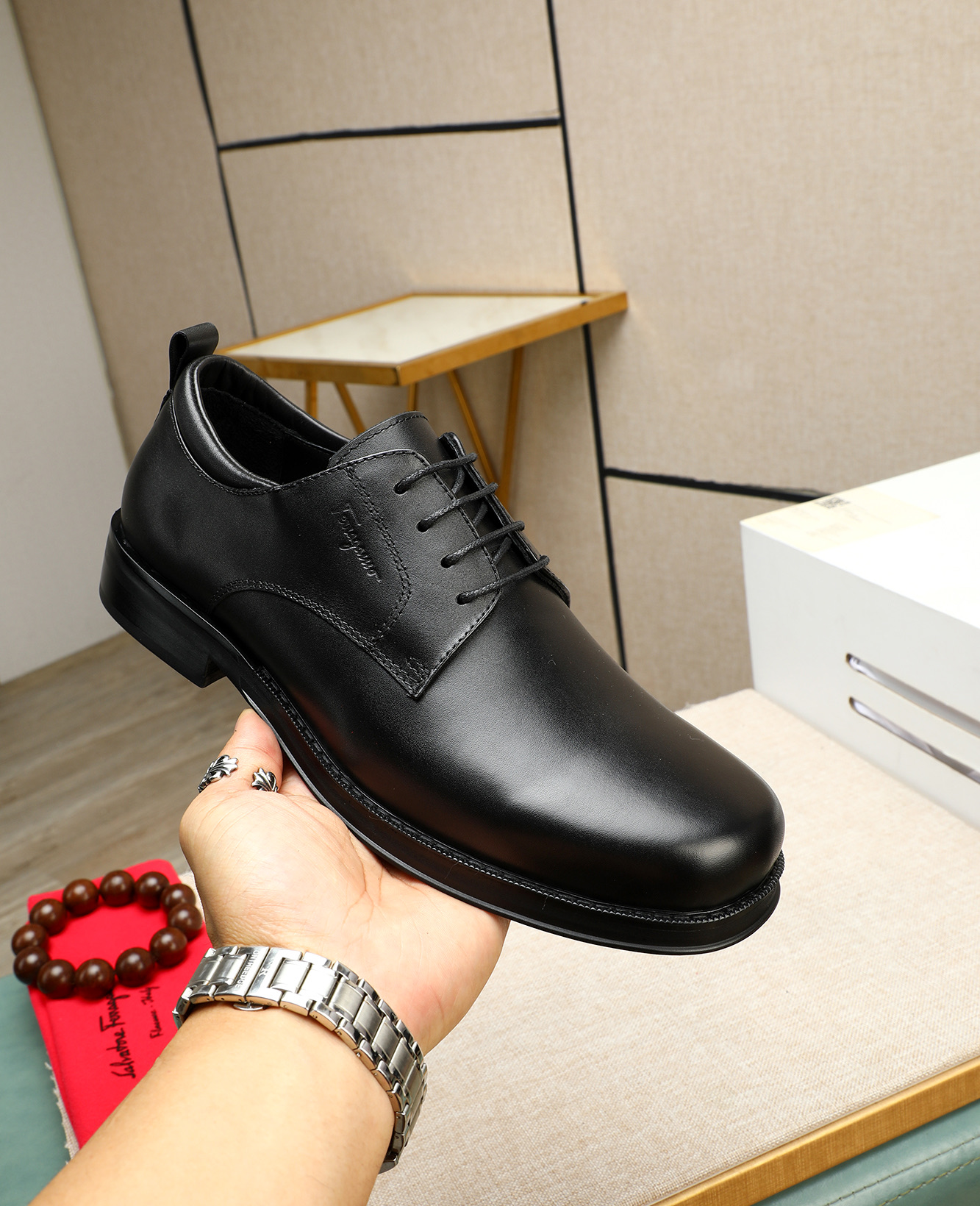 Ferragamo Men's Dress Shoes - Classic Elegance, Premium Leather, and Lightweight Comfort 6 i1744790438366 6198 0 4
