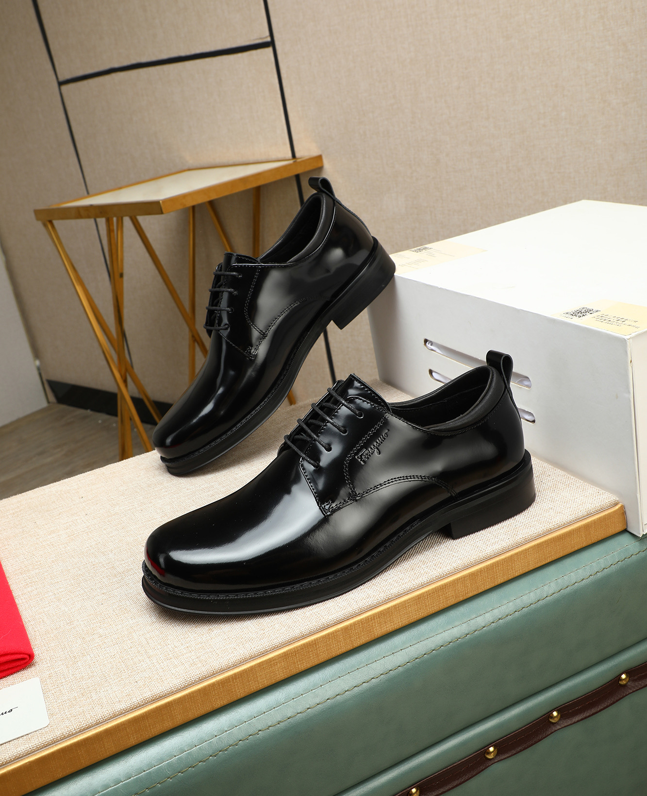 Ferragamo Men's Formal Leather Dress Shoes, Classic Elegance, Black, Sizes 38-45 2 i1744790457300 4090 0 0