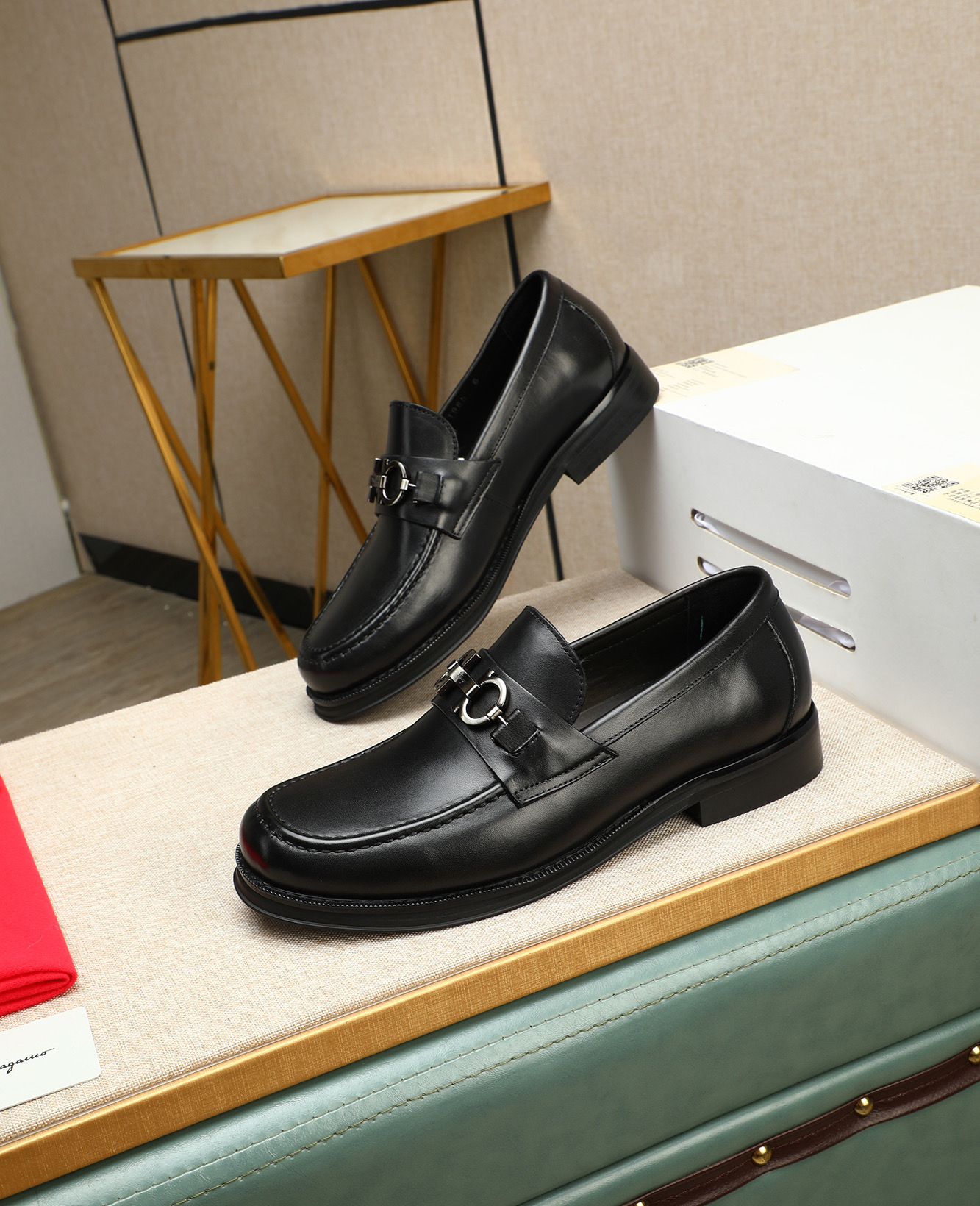 Salvatore Ferragamo Men's Leather Loafers - Classic Elegant Style 4 i1744790508371 4736 0 2